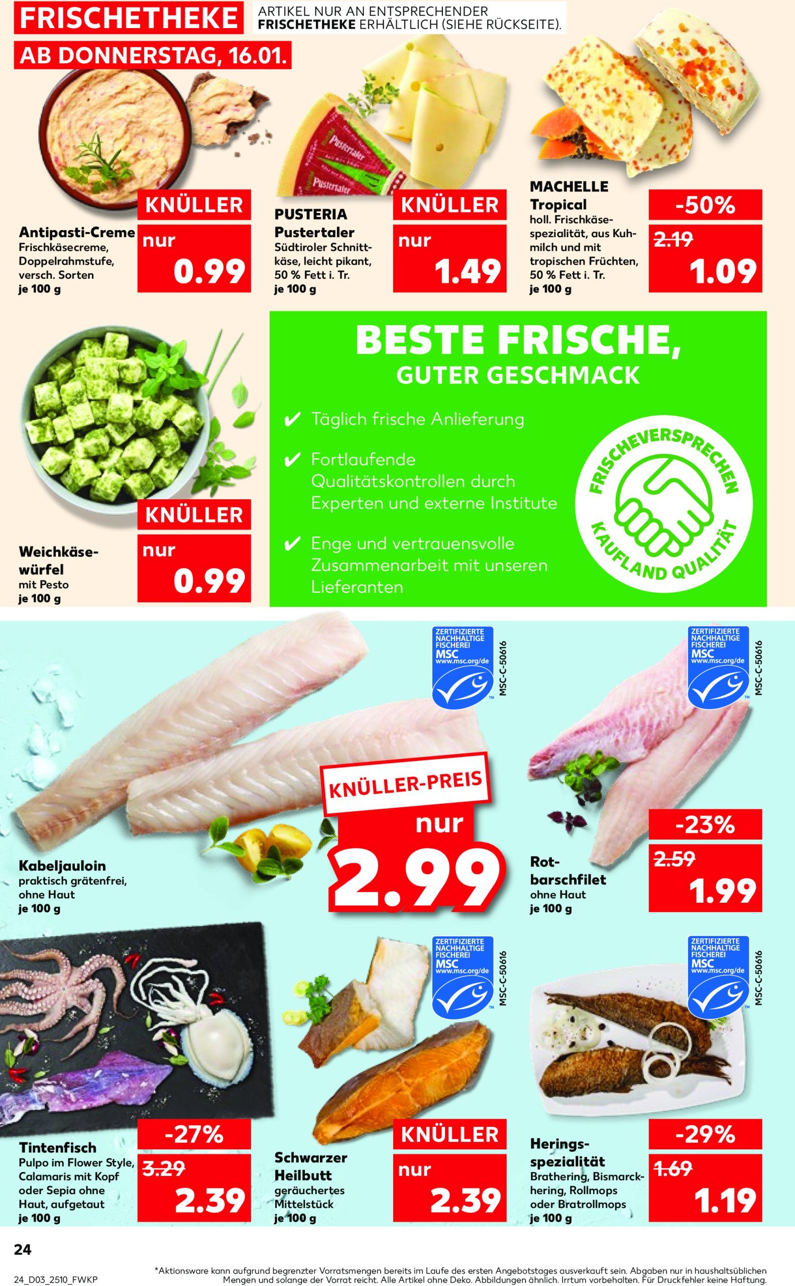 kaufland - Kaufland-Prospekt gültig von 16.01. bis 22.01. - page: 24