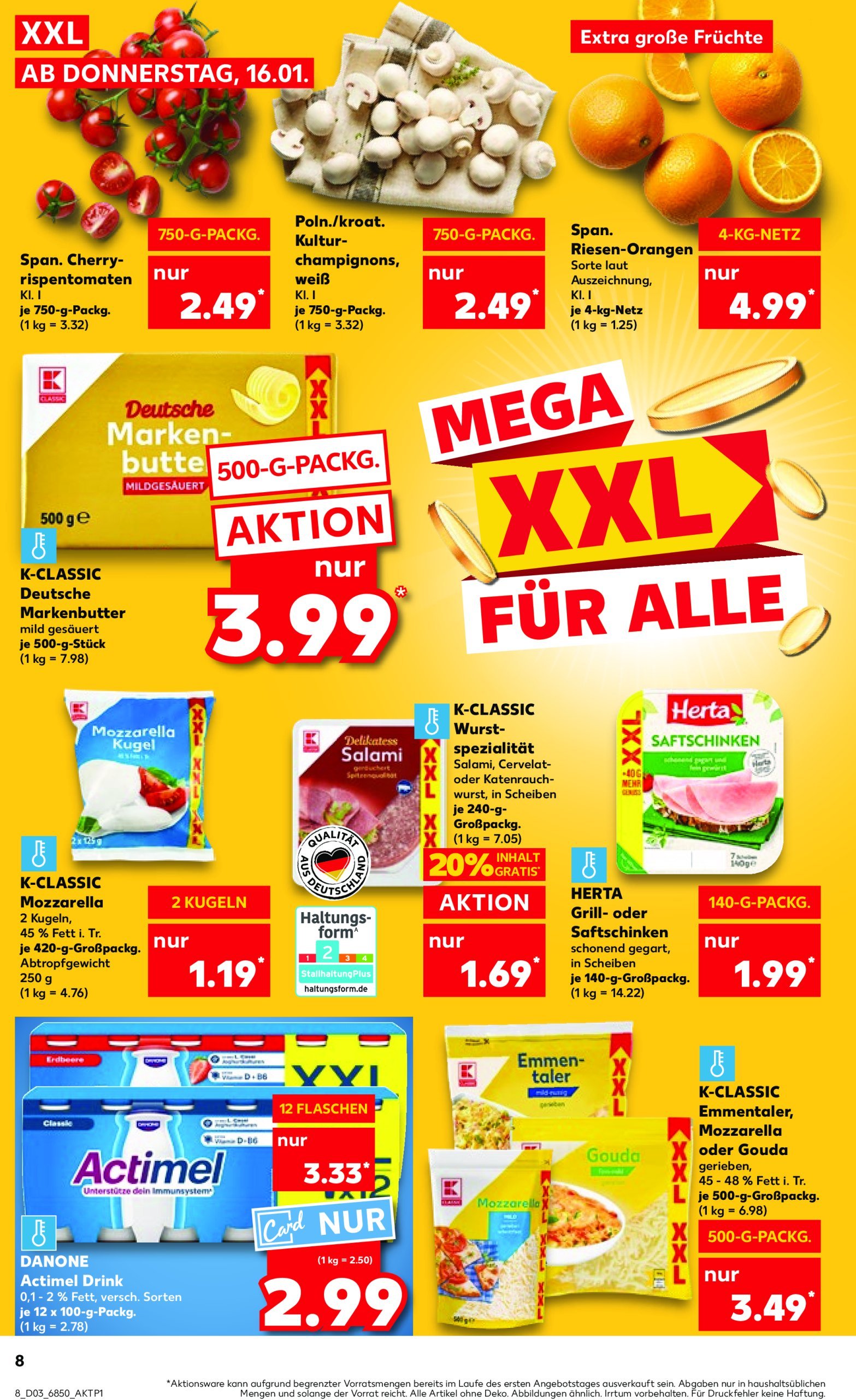 kaufland - Kaufland-Prospekt gültig von 16.01. bis 22.01. - page: 8