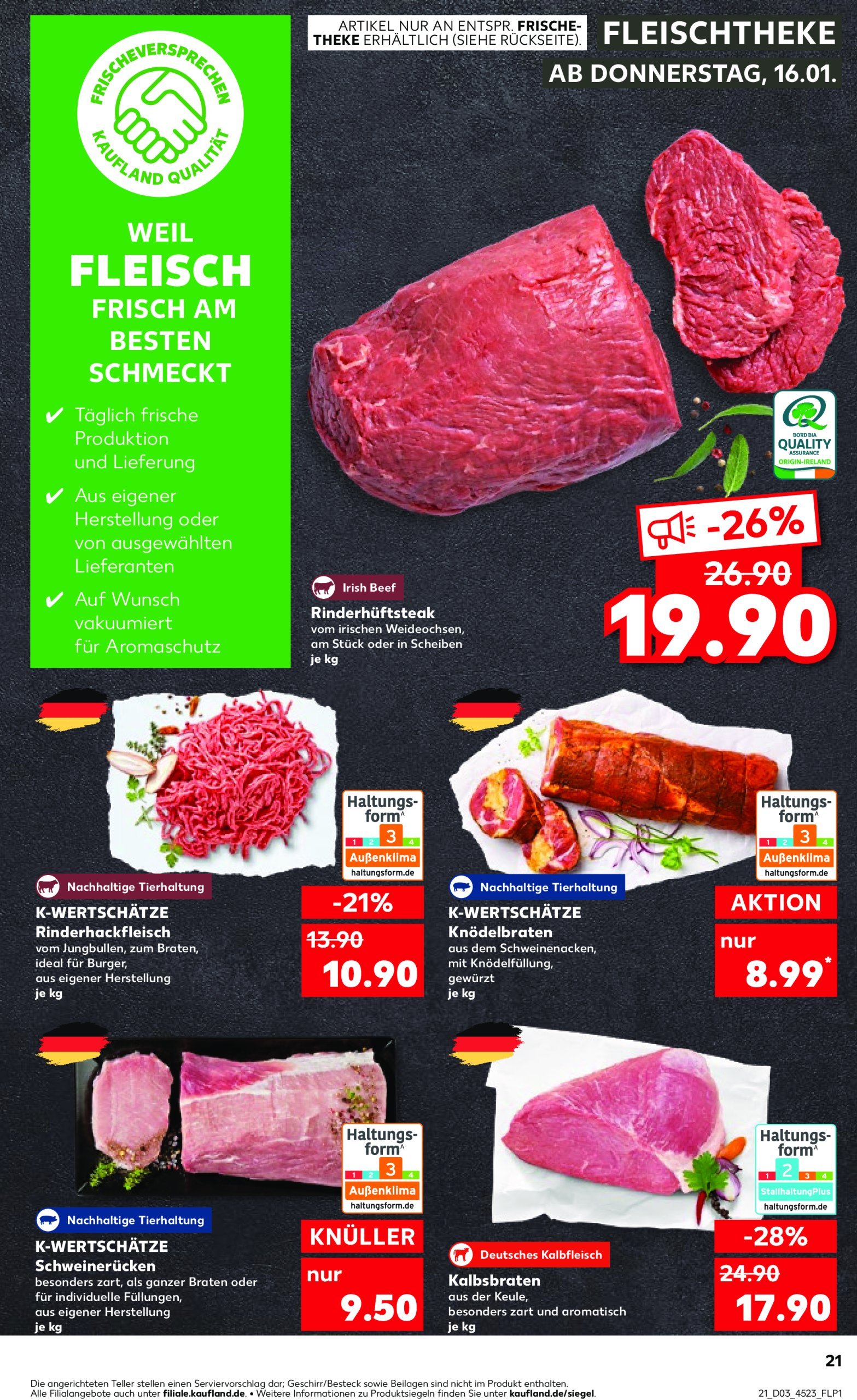 kaufland - Kaufland-Prospekt gültig von 16.01. bis 22.01. - page: 21