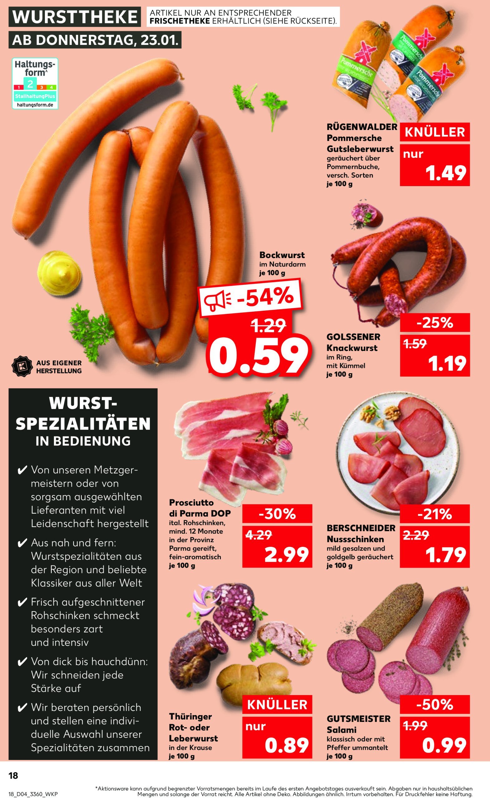 kaufland - Kaufland-Prospekt gültig von 23.01. bis 29.01. - page: 18