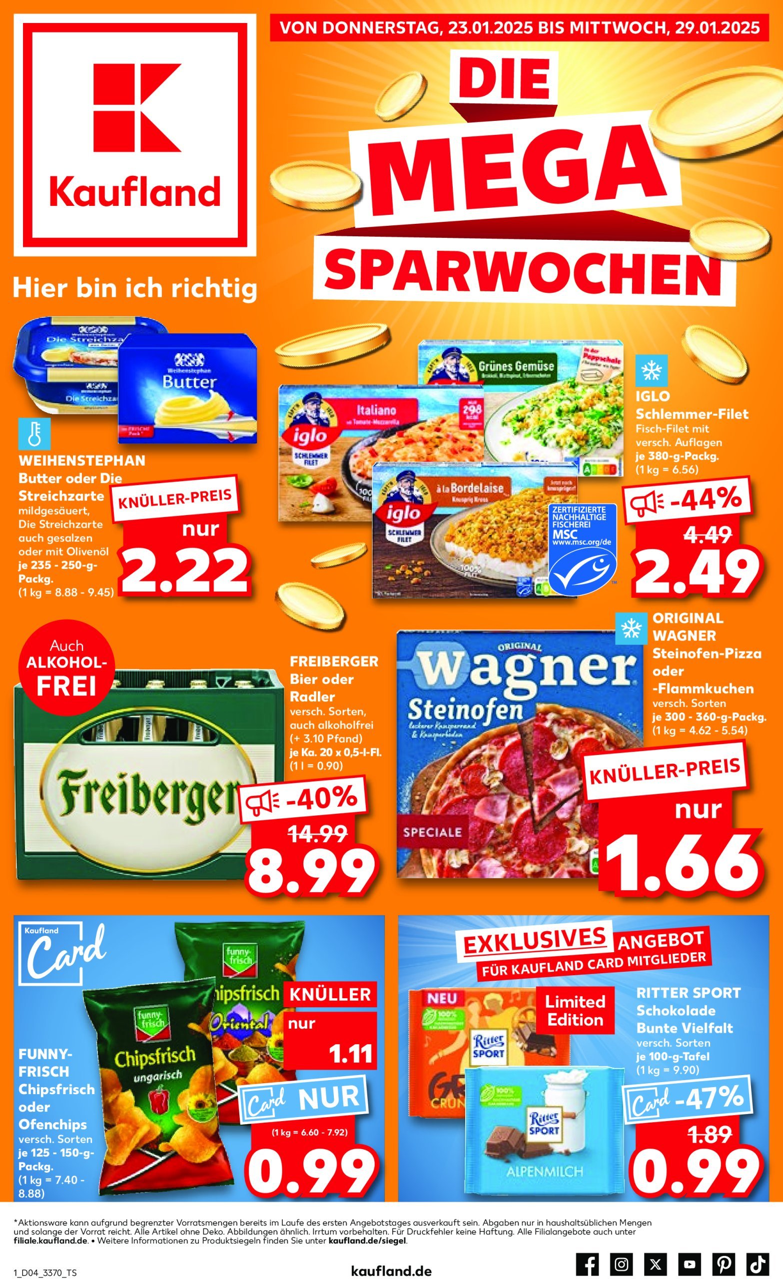 kaufland - Kaufland-Prospekt gültig von 23.01. bis 29.01.