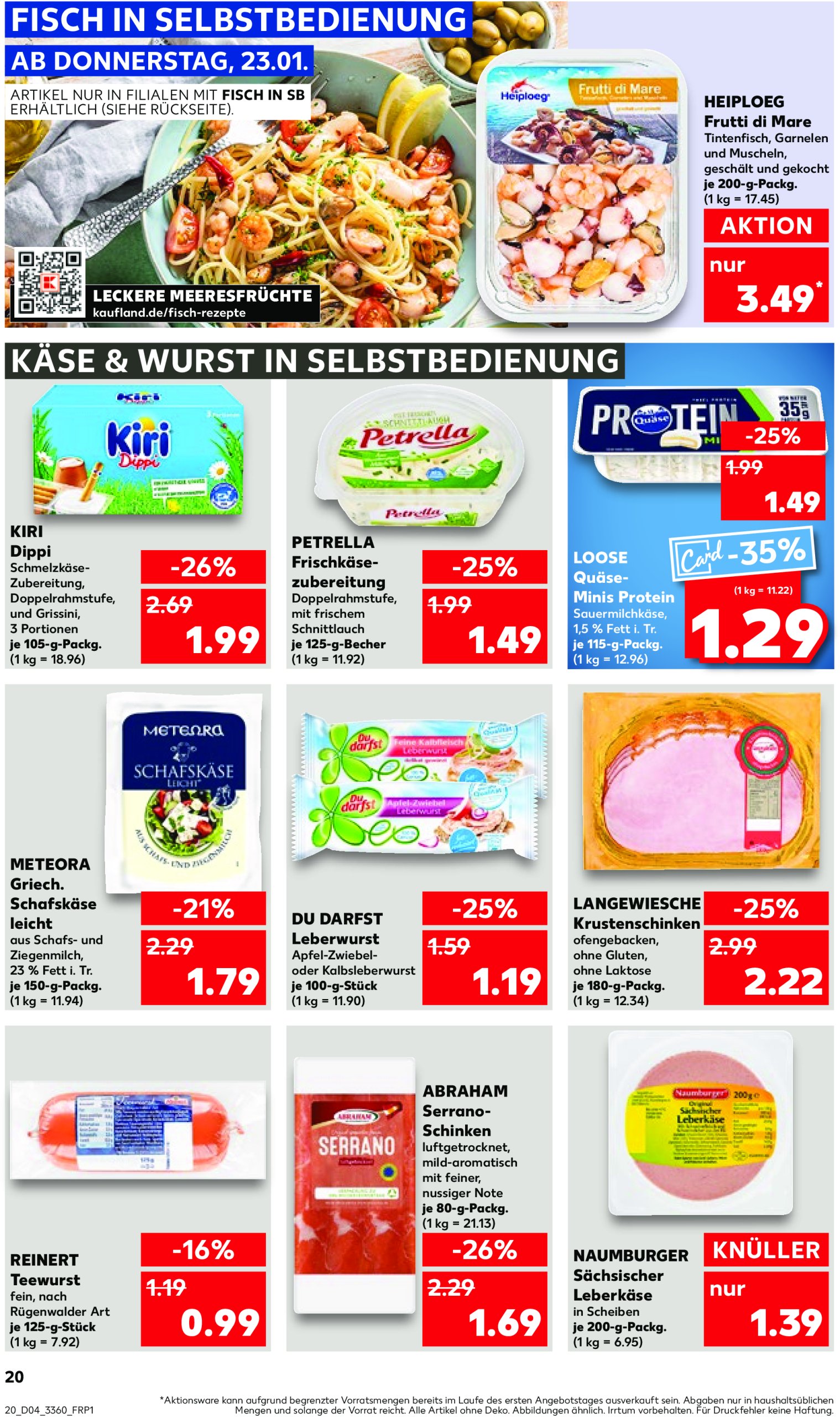 kaufland - Kaufland-Prospekt gültig von 23.01. bis 29.01. - page: 20