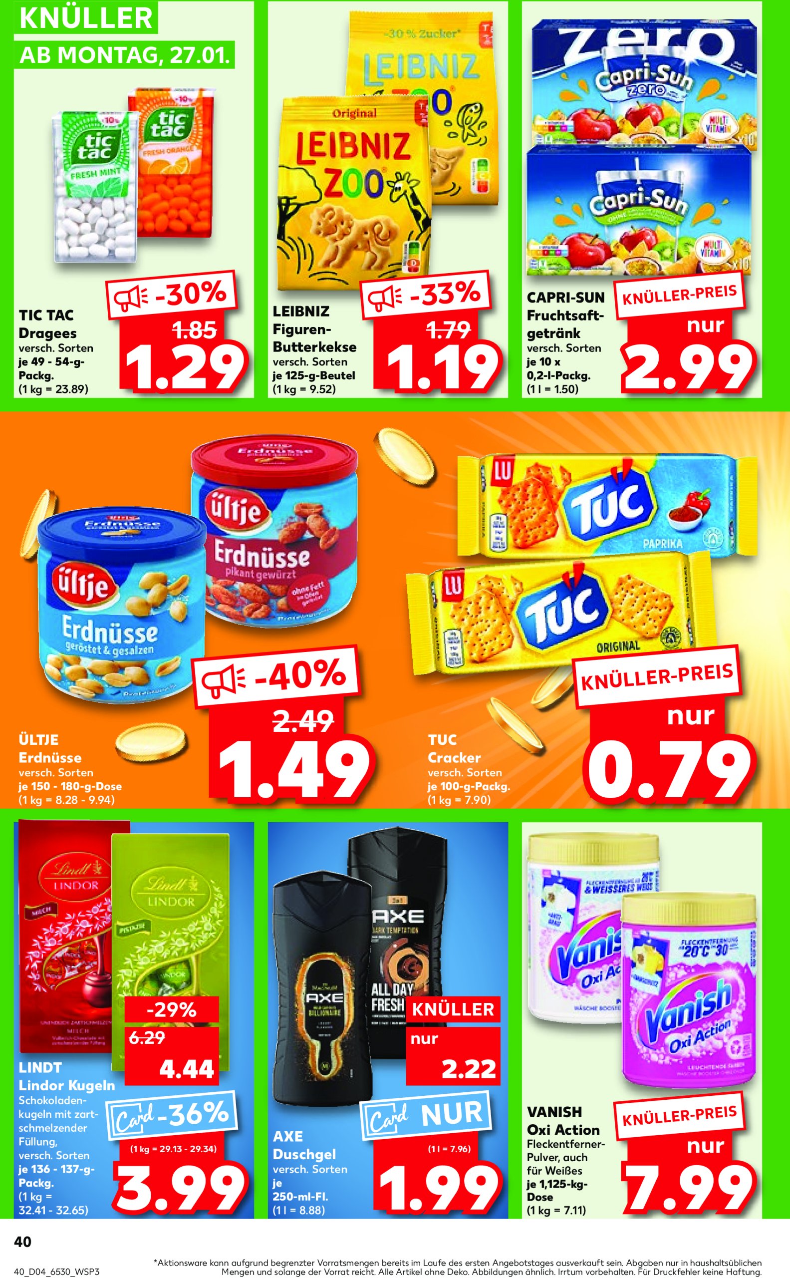 kaufland - Kaufland-Prospekt gültig von 23.01. bis 29.01. - page: 40