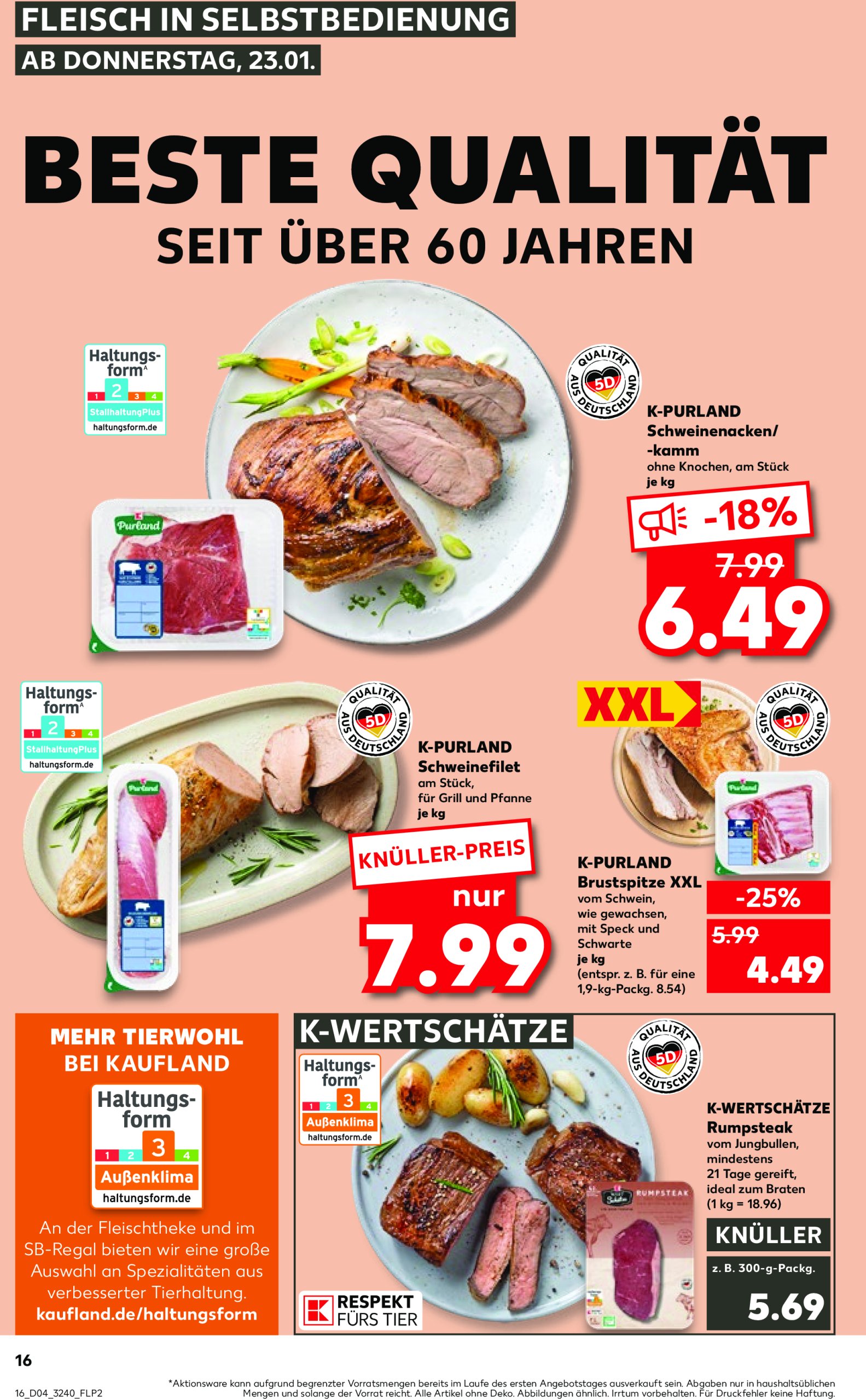 kaufland - Kaufland-Prospekt gültig von 23.01. bis 29.01. - page: 16