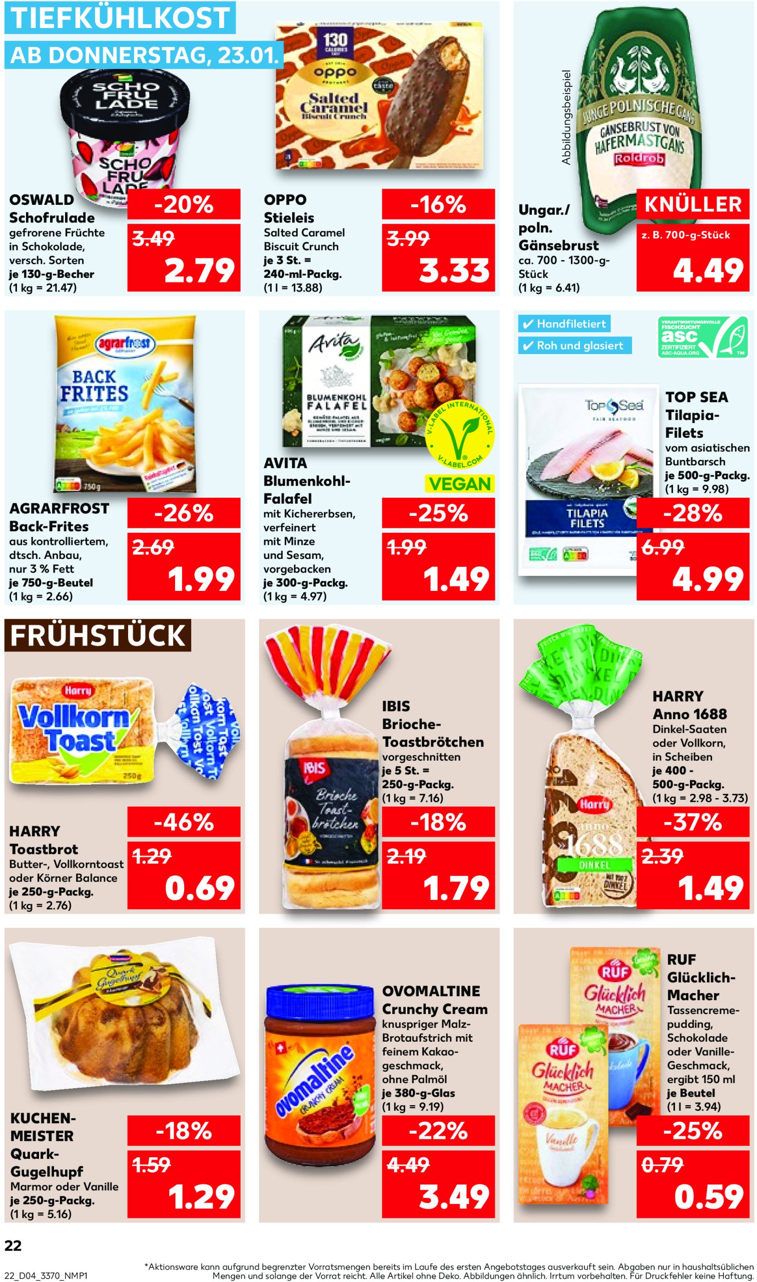 kaufland - Kaufland-Prospekt gültig von 23.01. bis 29.01. - page: 22