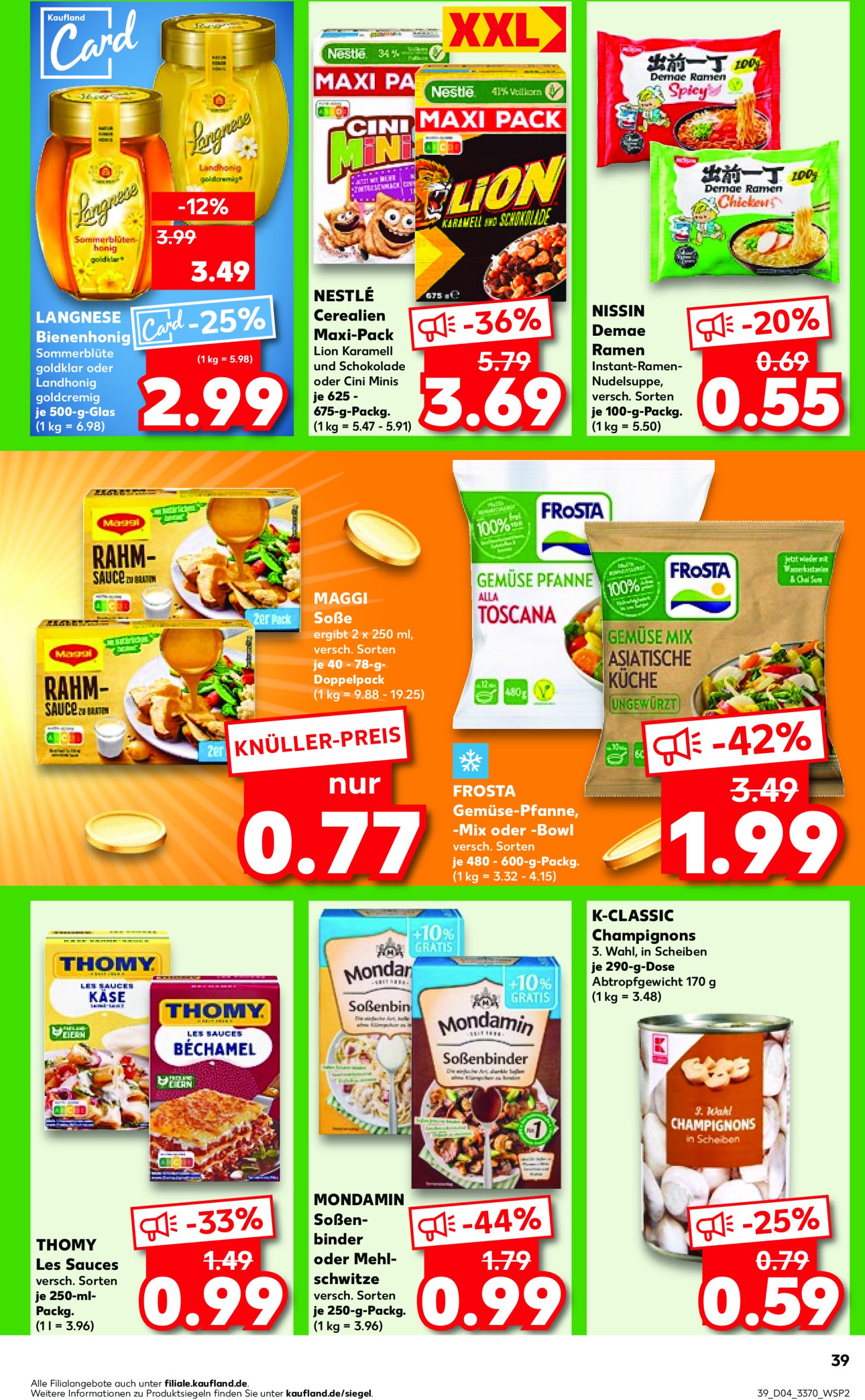 kaufland - Kaufland-Prospekt gültig von 23.01. bis 29.01. - page: 39