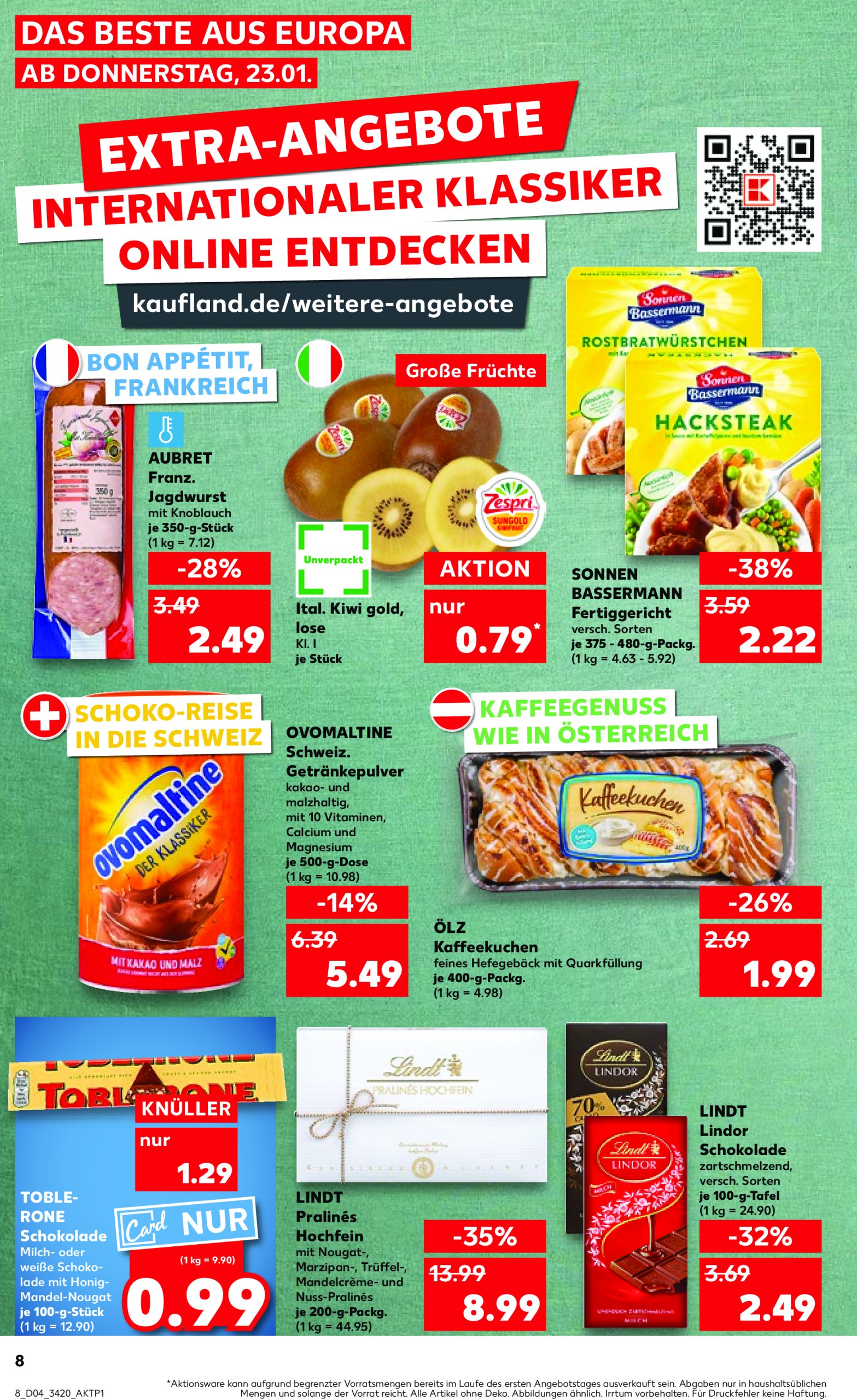 kaufland - Kaufland-Prospekt gültig von 23.01. bis 29.01. - page: 8