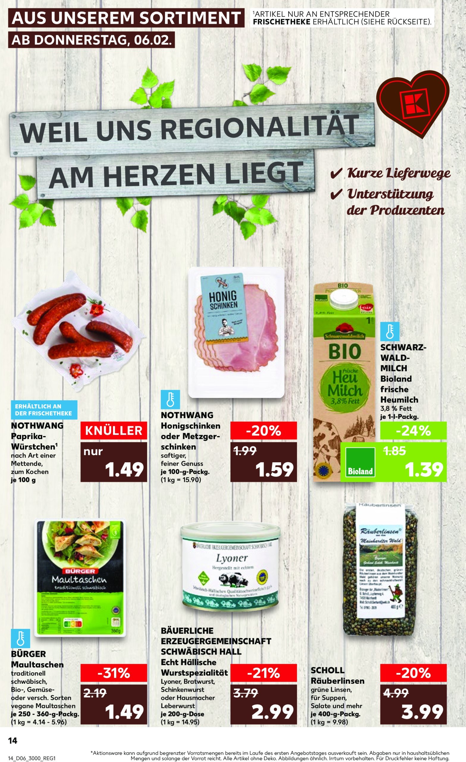 kaufland - Kaufland-Prospekt gültig von 06.02. bis 12.02. - page: 14