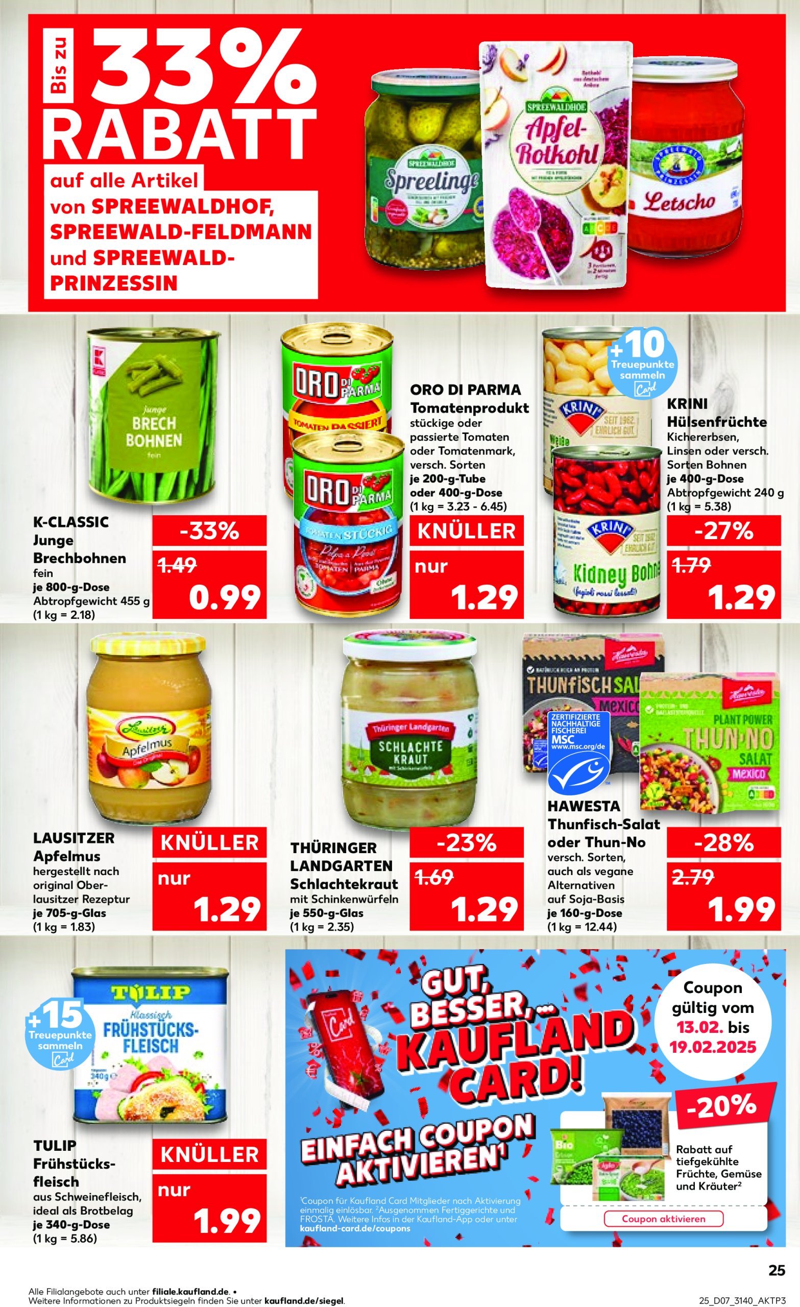 kaufland - Kaufland-Prospekt gültig von 13.02. bis 19.02. - page: 25