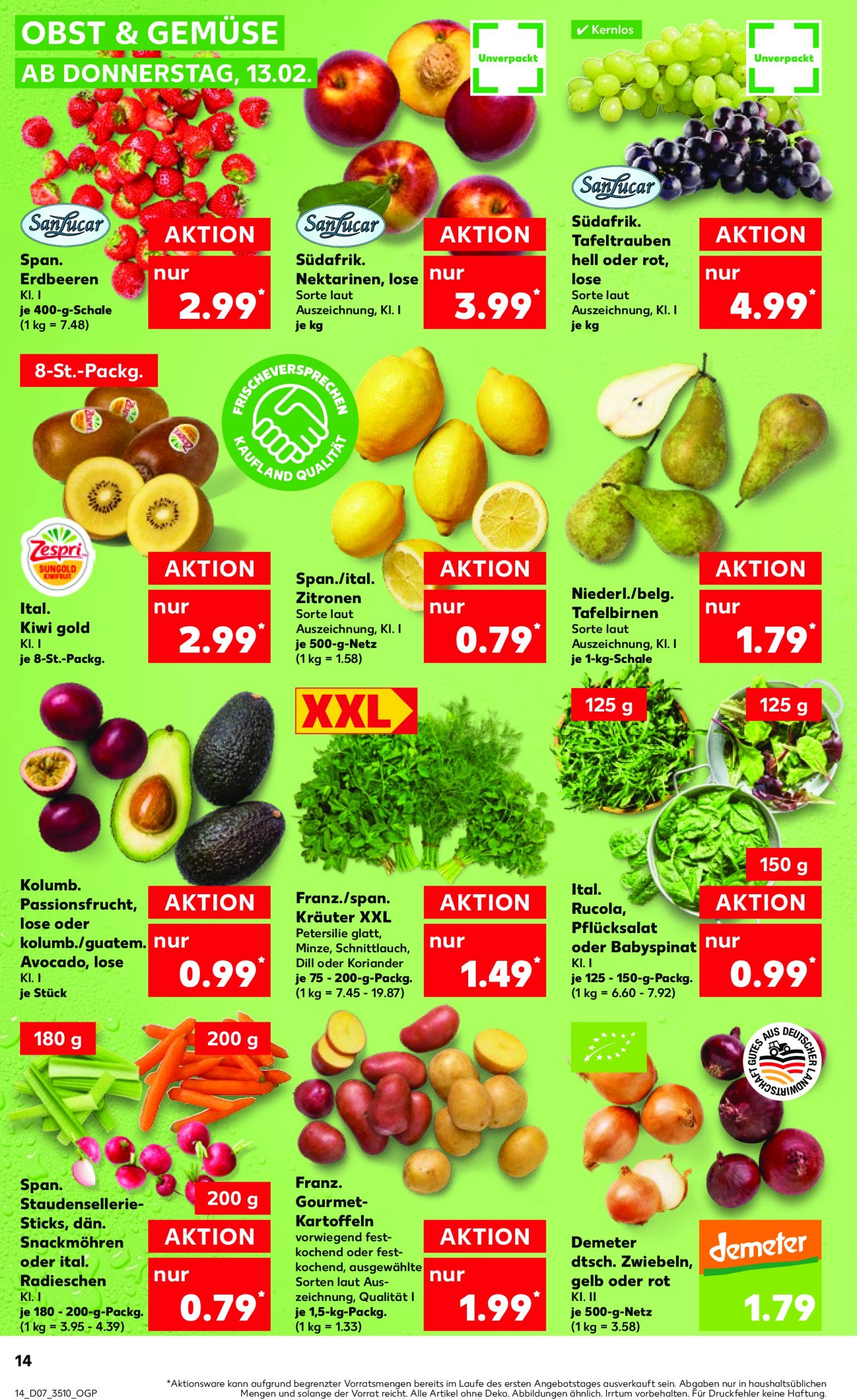 kaufland - Kaufland-Prospekt gültig von 13.02. bis 19.02. - page: 14