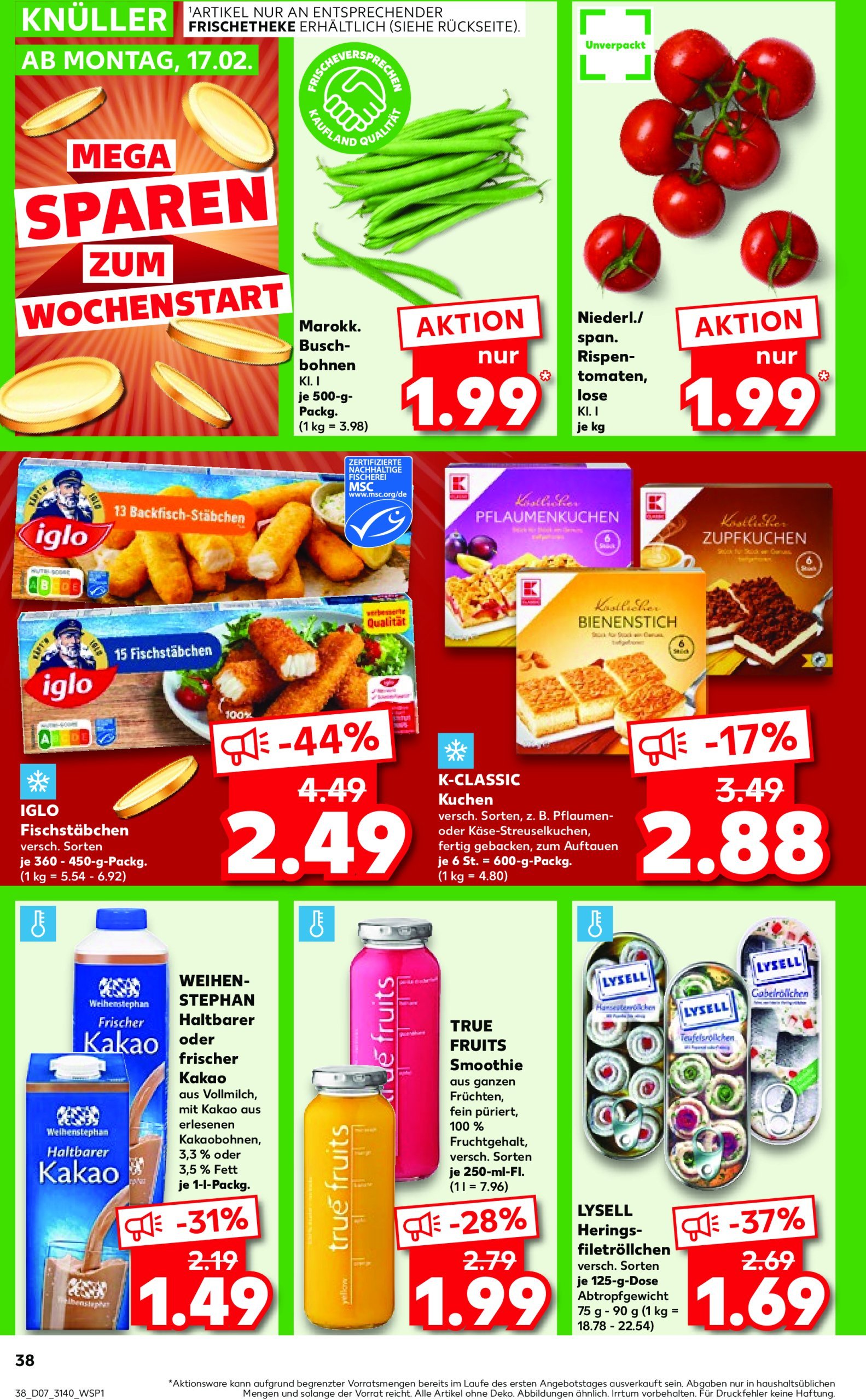 kaufland - Kaufland-Prospekt gültig von 13.02. bis 19.02. - page: 38