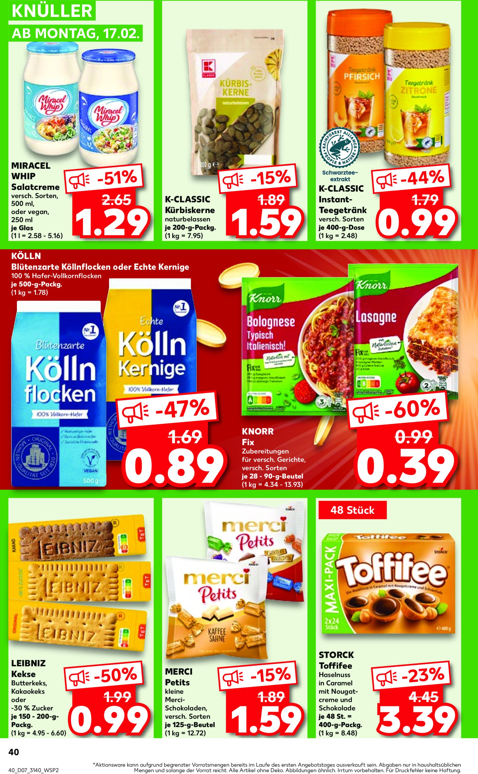 kaufland - Kaufland-Prospekt gültig von 13.02. bis 19.02. - page: 40