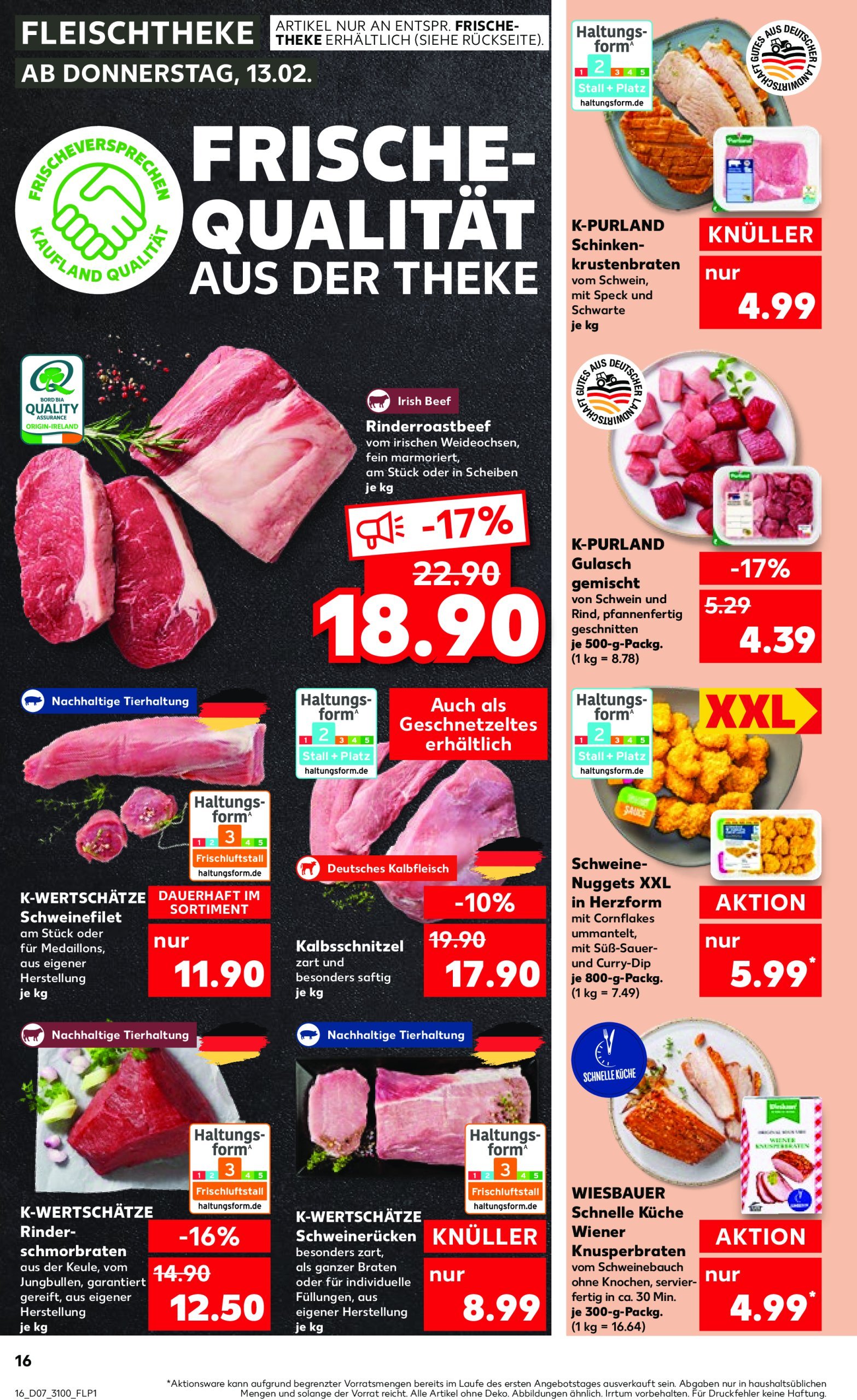 kaufland - Kaufland-Prospekt gültig von 13.02. bis 19.02. - page: 16