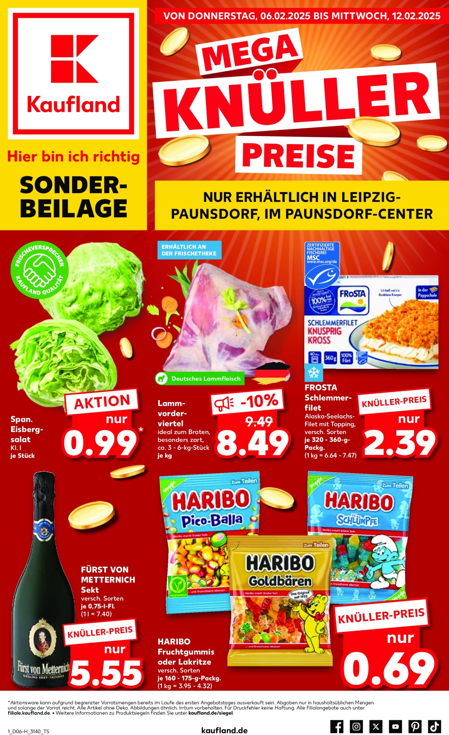 kaufland - Kaufland - Liepzig-Paunsdorf-Prospekt gültig von 06.02. bis 12.02.