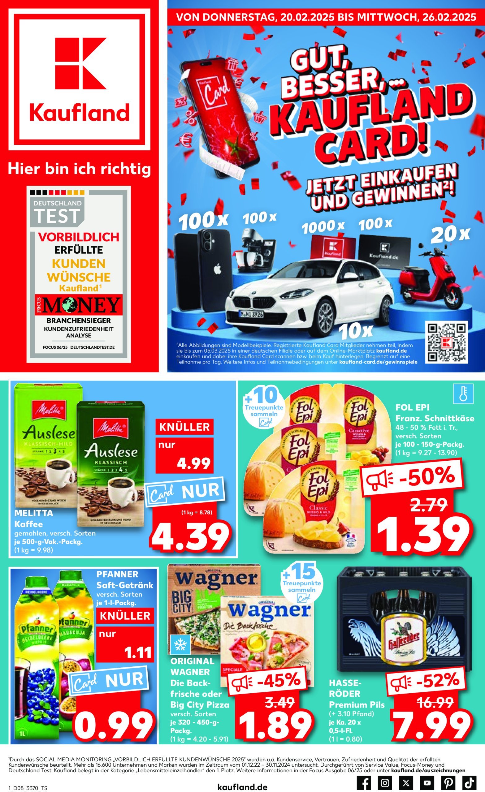 kaufland - Kaufland-Prospekt gültig von 20.02. bis 26.02.