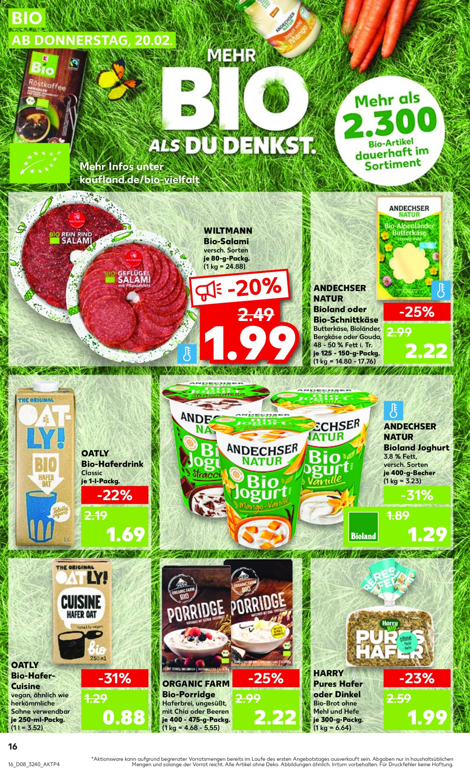 kaufland - Kaufland-Prospekt gültig von 20.02. bis 26.02. - page: 16