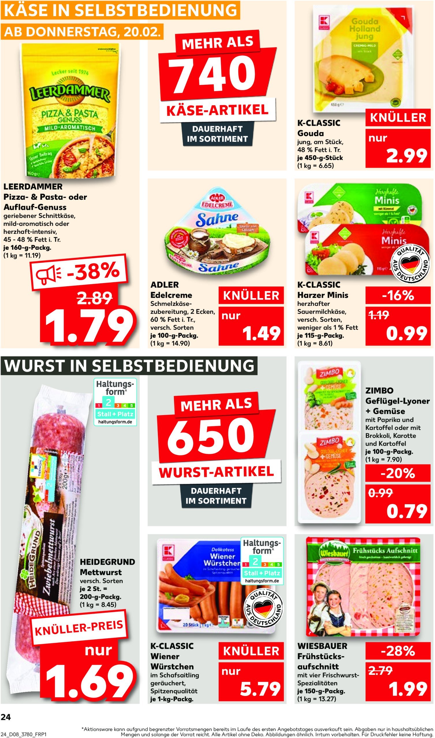 kaufland - Kaufland-Prospekt gültig von 20.02. bis 26.02. - page: 24