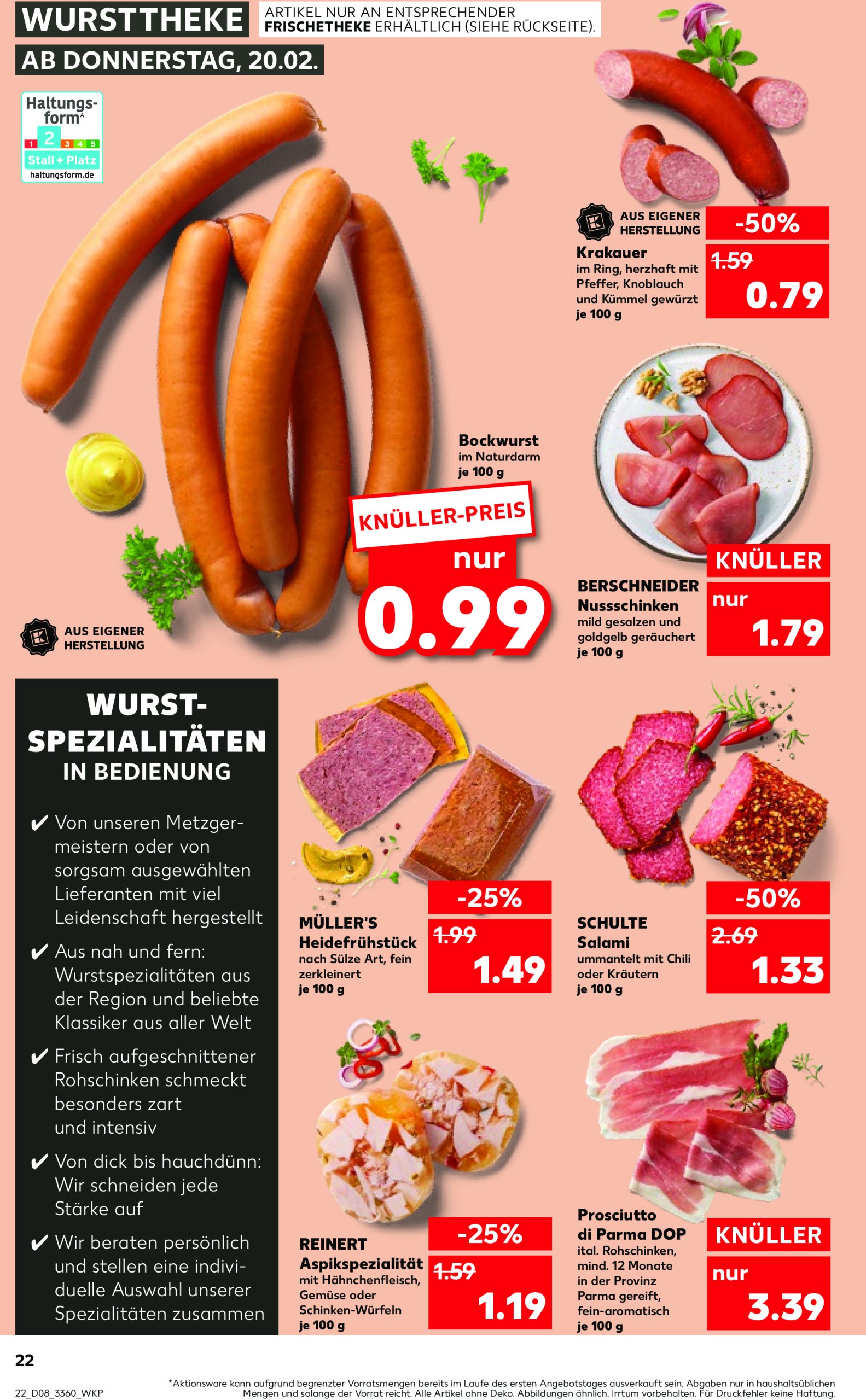 kaufland - Kaufland-Prospekt gültig von 20.02. bis 26.02. - page: 22