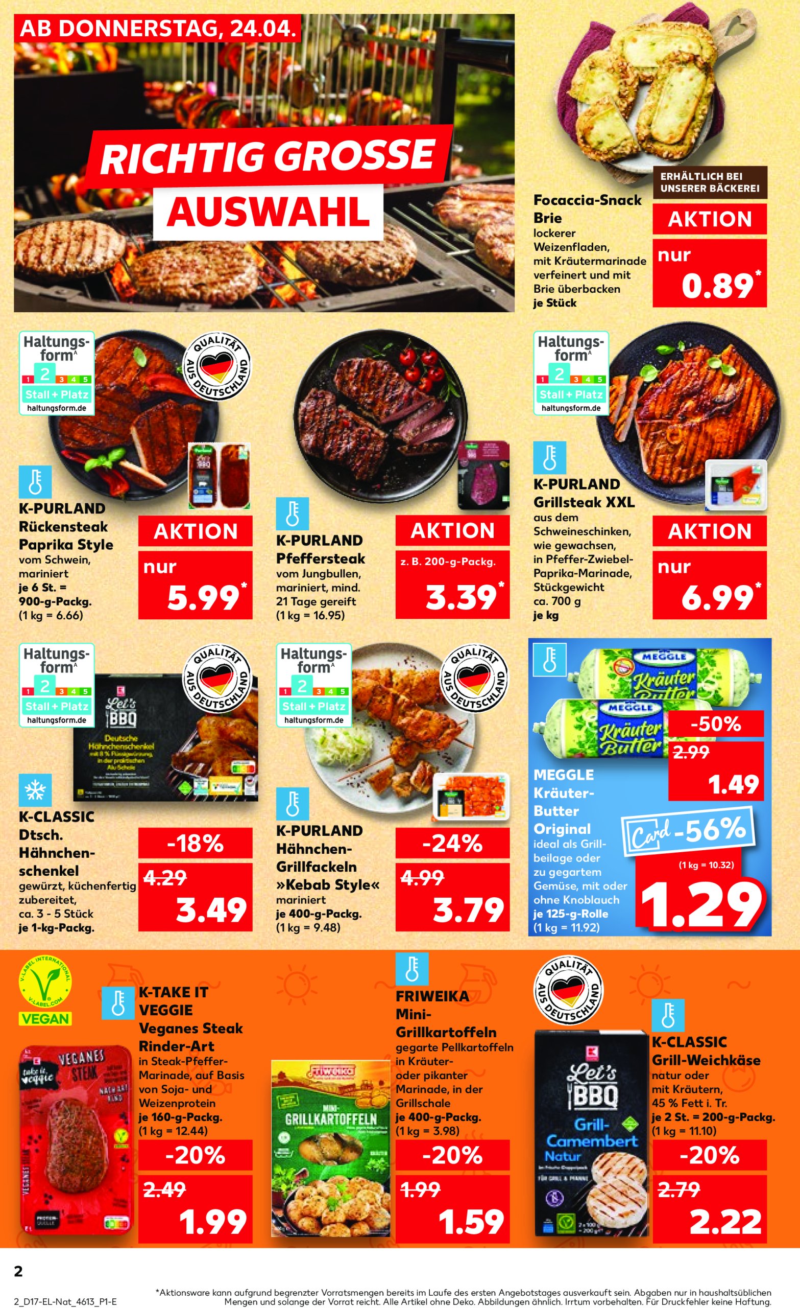 kaufland - Kaufland - Grillen-Prospekt gültig von 24.04. bis 30.04. - page: 2