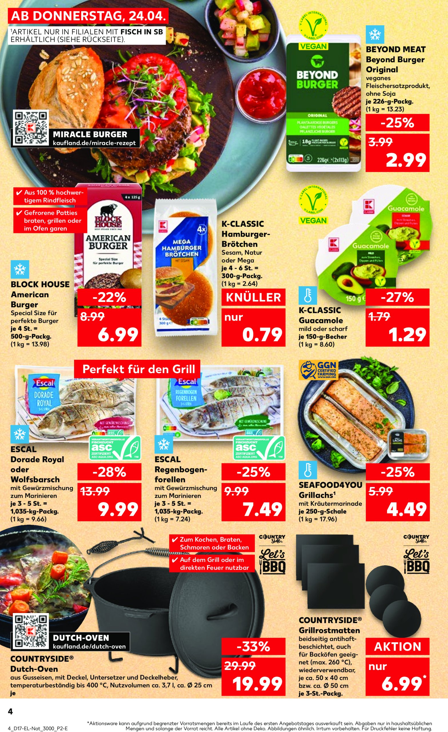kaufland - Kaufland - Grillen-Prospekt gültig von 24.04. bis 30.04. - page: 4