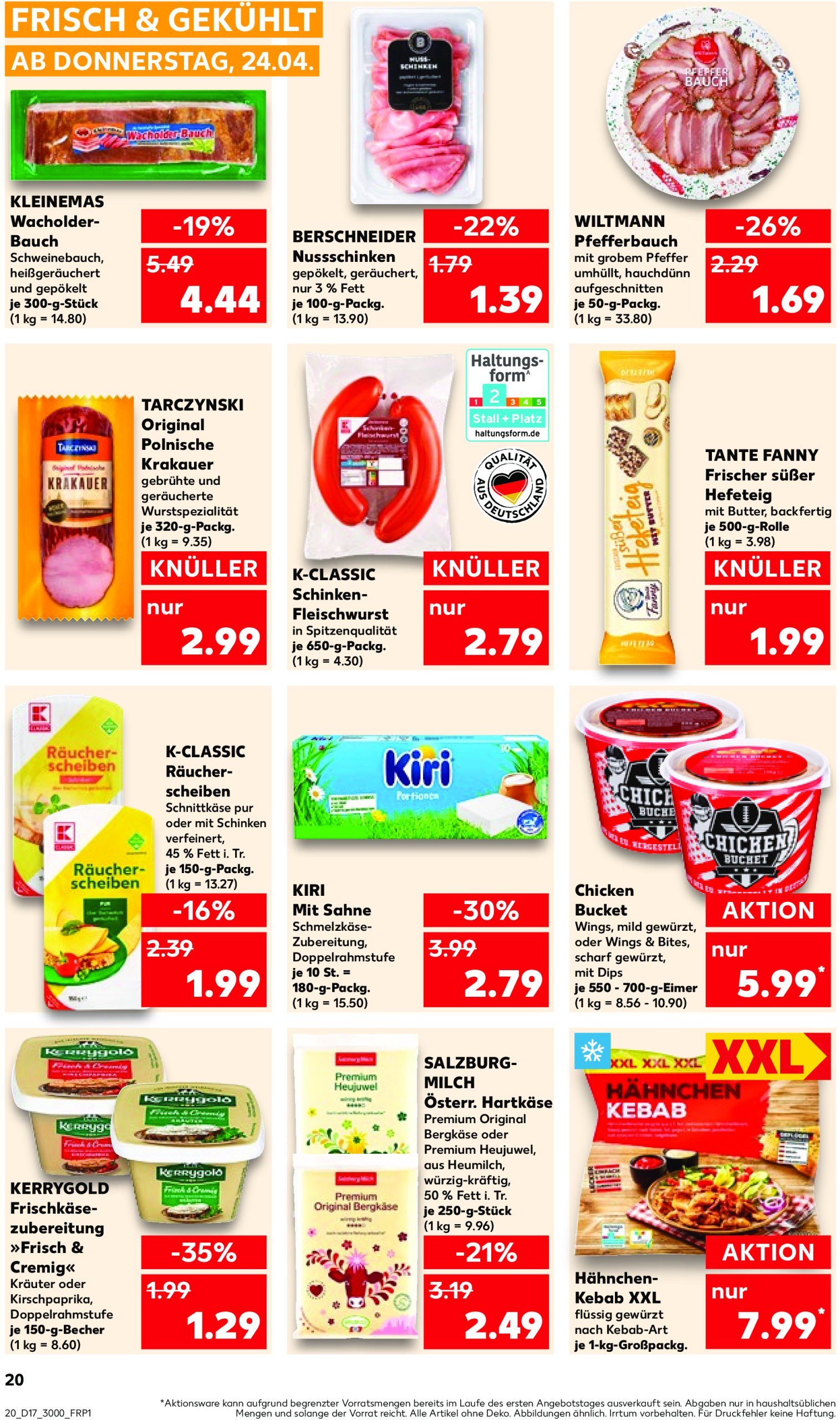 kaufland - Kaufland-Prospekt gültig von 24.04. bis 30.04. - page: 20 kaufland - Kaufland-Prospekt gültig von 24.04. bis 30.04. - page: 20