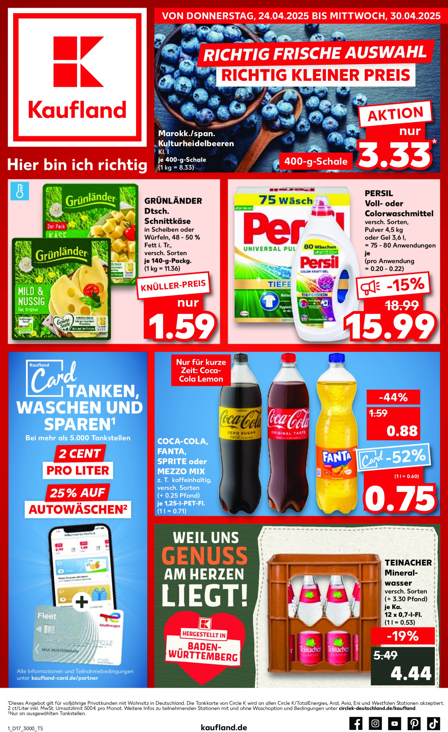 kaufland - Kaufland-Prospekt gültig von 24.04. bis 30.04.