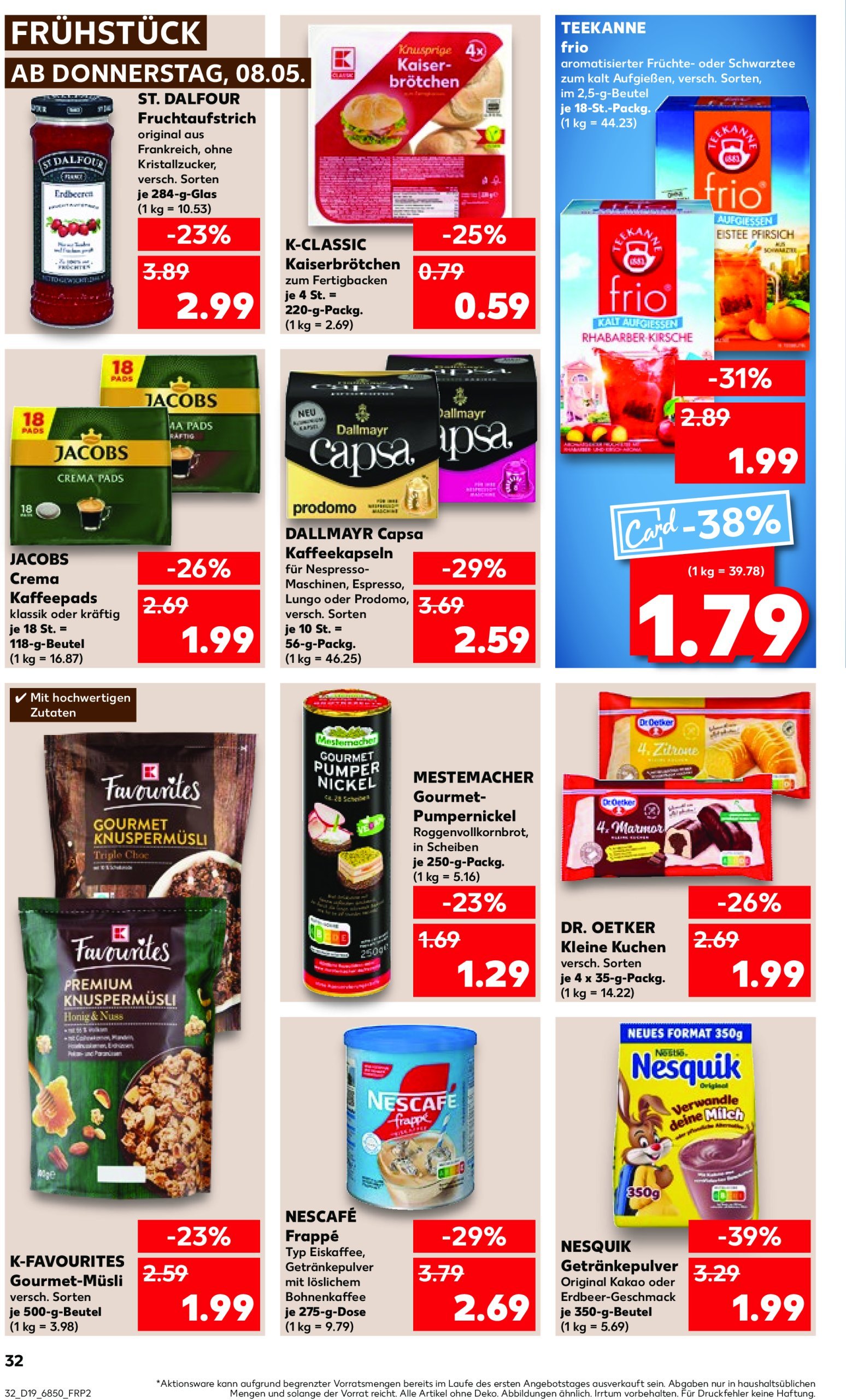kaufland - Kaufland-Prospekt gültig von 08.05. bis 14.05. - page: 32 kaufland - Kaufland-Prospekt gültig von 08.05. bis 14.05. - page: 32
