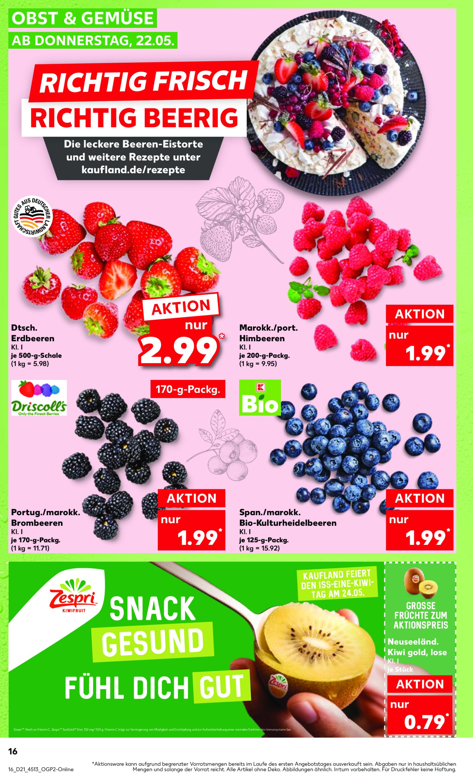 kaufland - Kaufland-Prospekt gültig von 22.05. bis 28.05. - page: 16