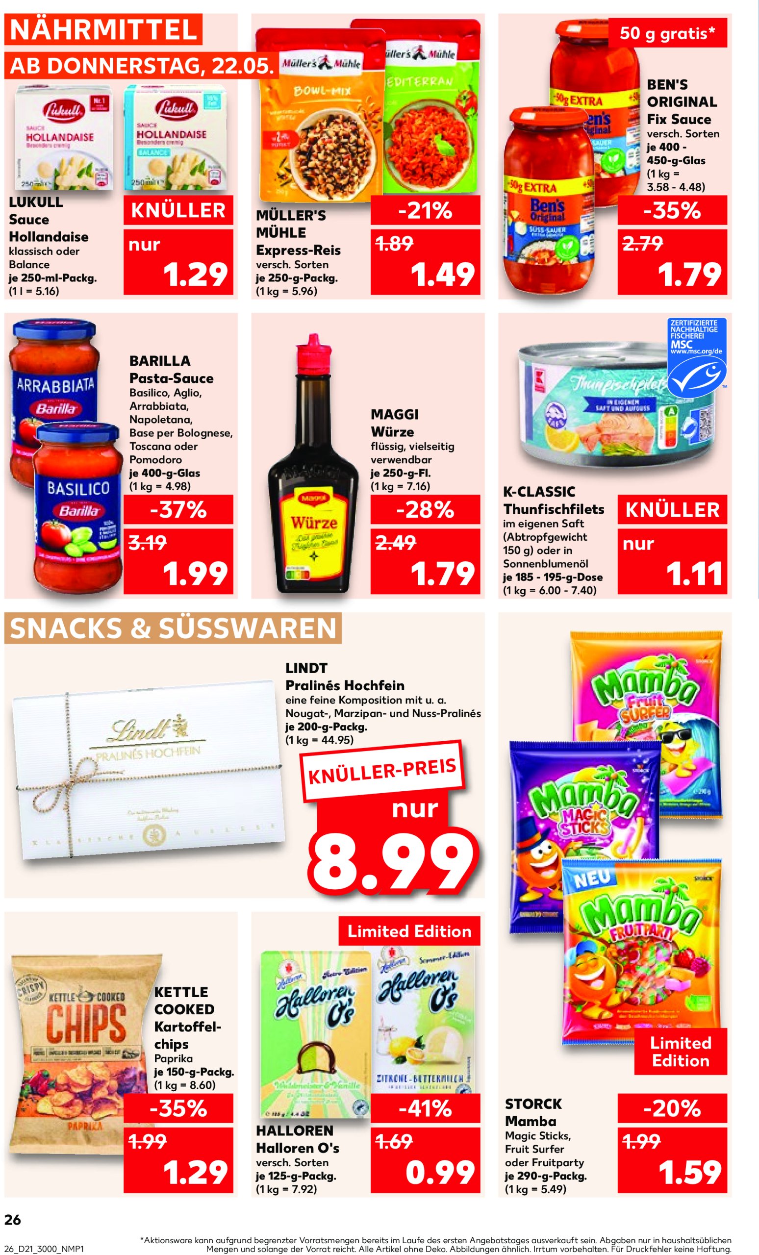 kaufland - Kaufland-Prospekt gültig von 22.05. bis 28.05. - page: 26