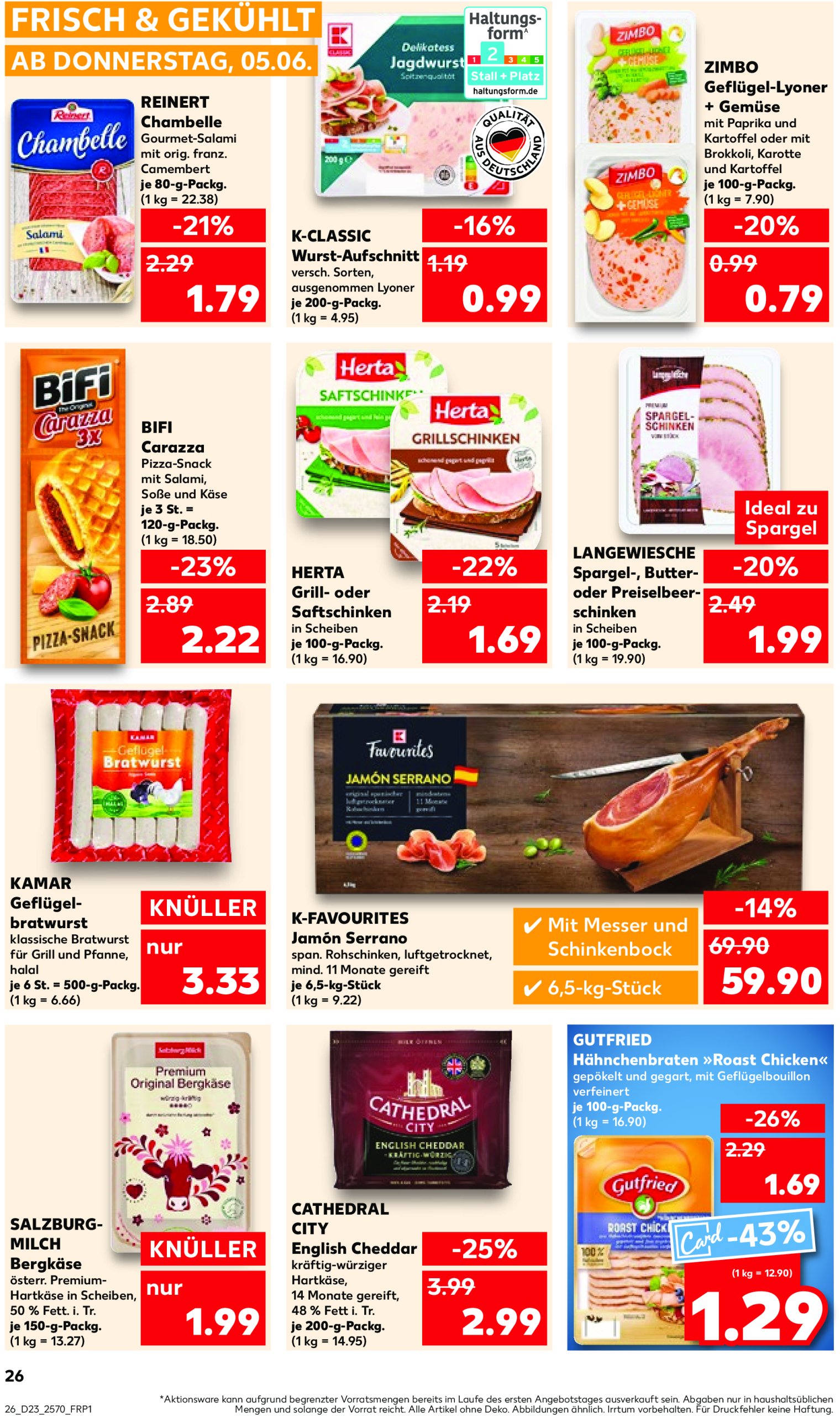 kaufland - Kaufland-Prospekt gültig von 05.06. bis 11.06. - page: 26 kaufland - Kaufland-Prospekt gültig von 05.06. bis 11.06. - page: 26