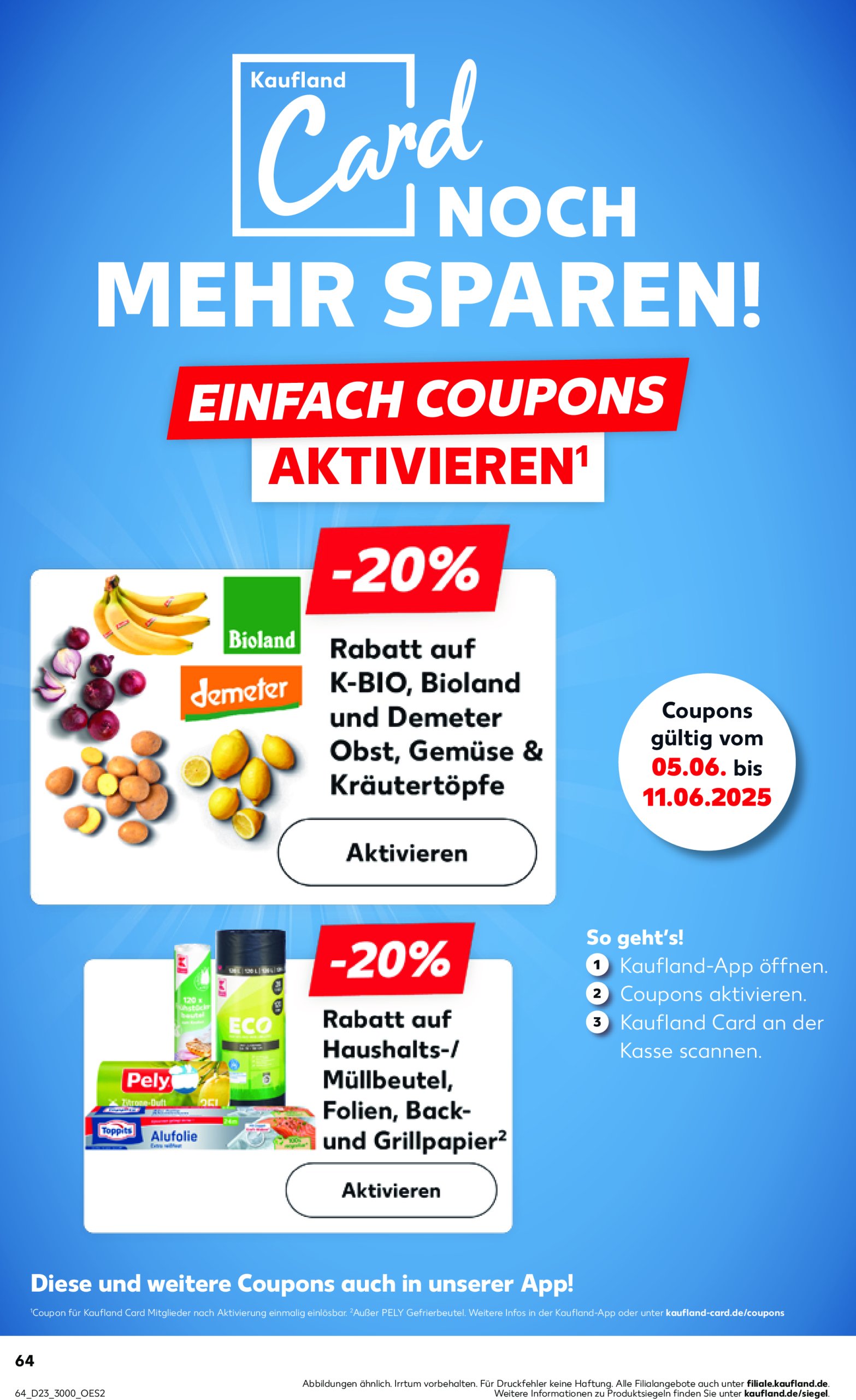 kaufland - Kaufland-Prospekt gültig von 05.06. bis 11.06. - page: 64 kaufland - Kaufland-Prospekt gültig von 05.06. bis 11.06. - page: 64
