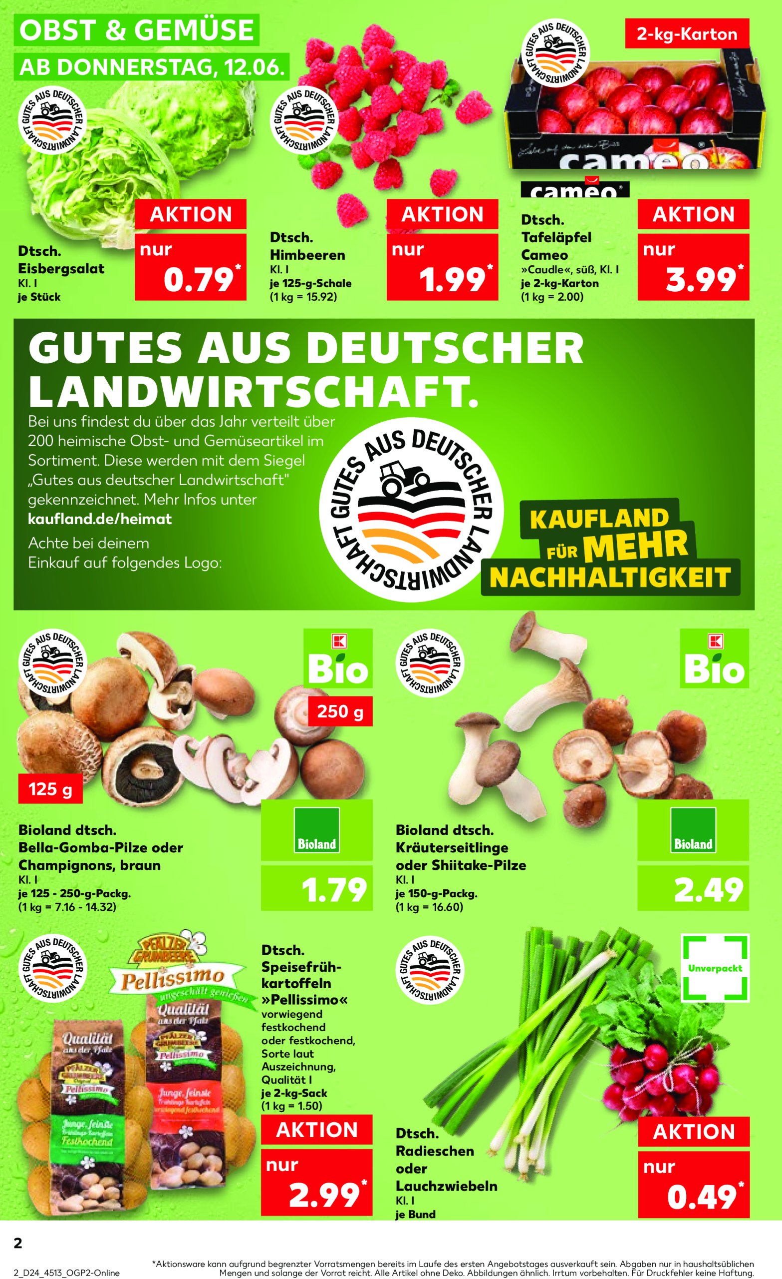 kaufland - Kaufland Prospekt-Prospekt gültig vom 12.06. bis 18.06. - page: 2 kaufland - Kaufland Prospekt-Prospekt gültig vom 12.06. bis 18.06. - page: 2