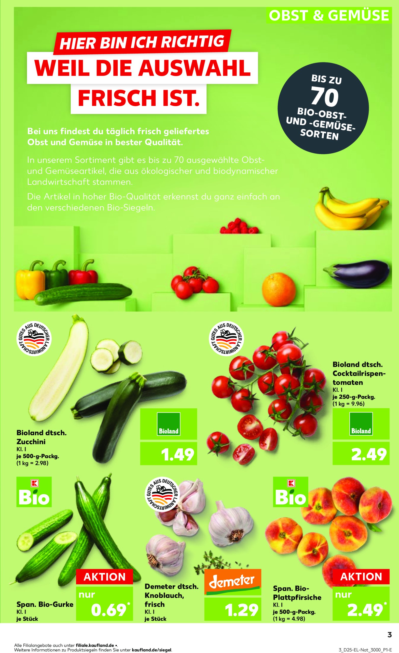 kaufland - Kaufland - Bio-Prospekt gültig vom 20.06. bis 25.06. - page: 3