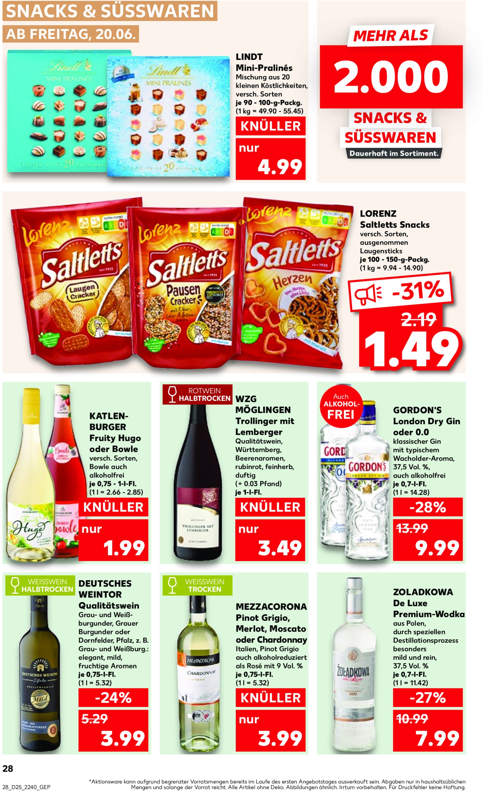 kaufland - Kaufland-Prospekt gültig vom 20.06. bis 25.06. - page: 28 kaufland - Kaufland-Prospekt gültig vom 20.06. bis 25.06. - page: 28