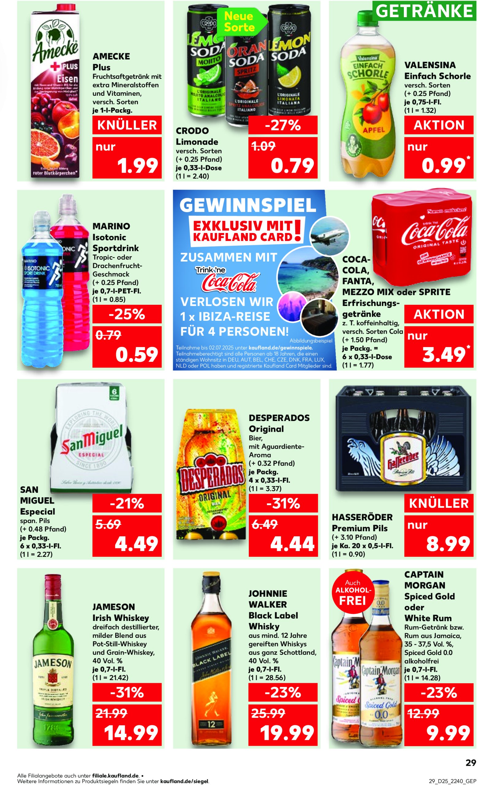 kaufland - Kaufland-Prospekt gültig vom 20.06. bis 25.06. - page: 29 kaufland - Kaufland-Prospekt gültig vom 20.06. bis 25.06. - page: 29