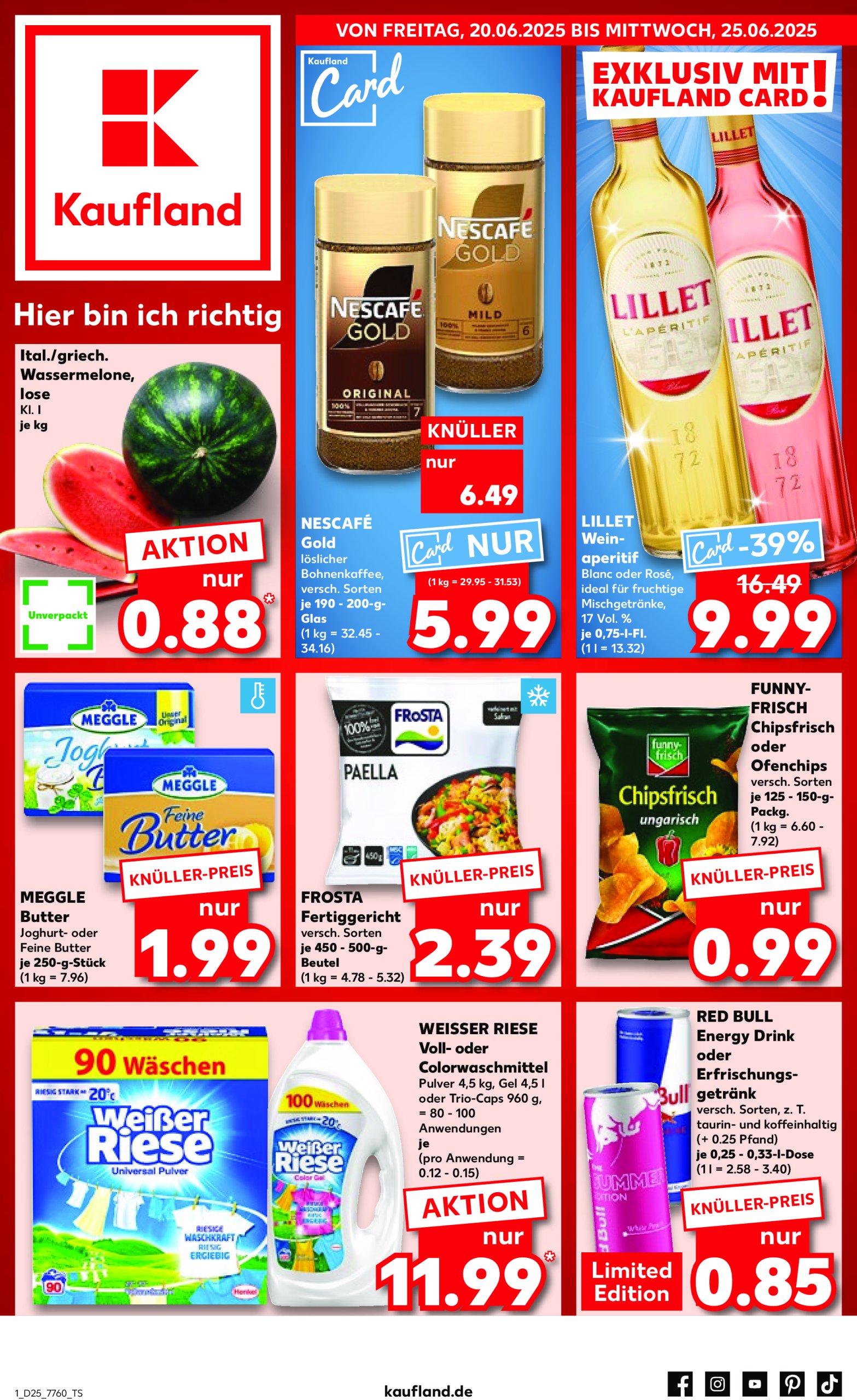 kaufland - Kaufland-Prospekt gültig vom 20.06. bis 25.06. - page: 1 kaufland - Kaufland-Prospekt gültig vom 20.06. bis 25.06. - page: 1