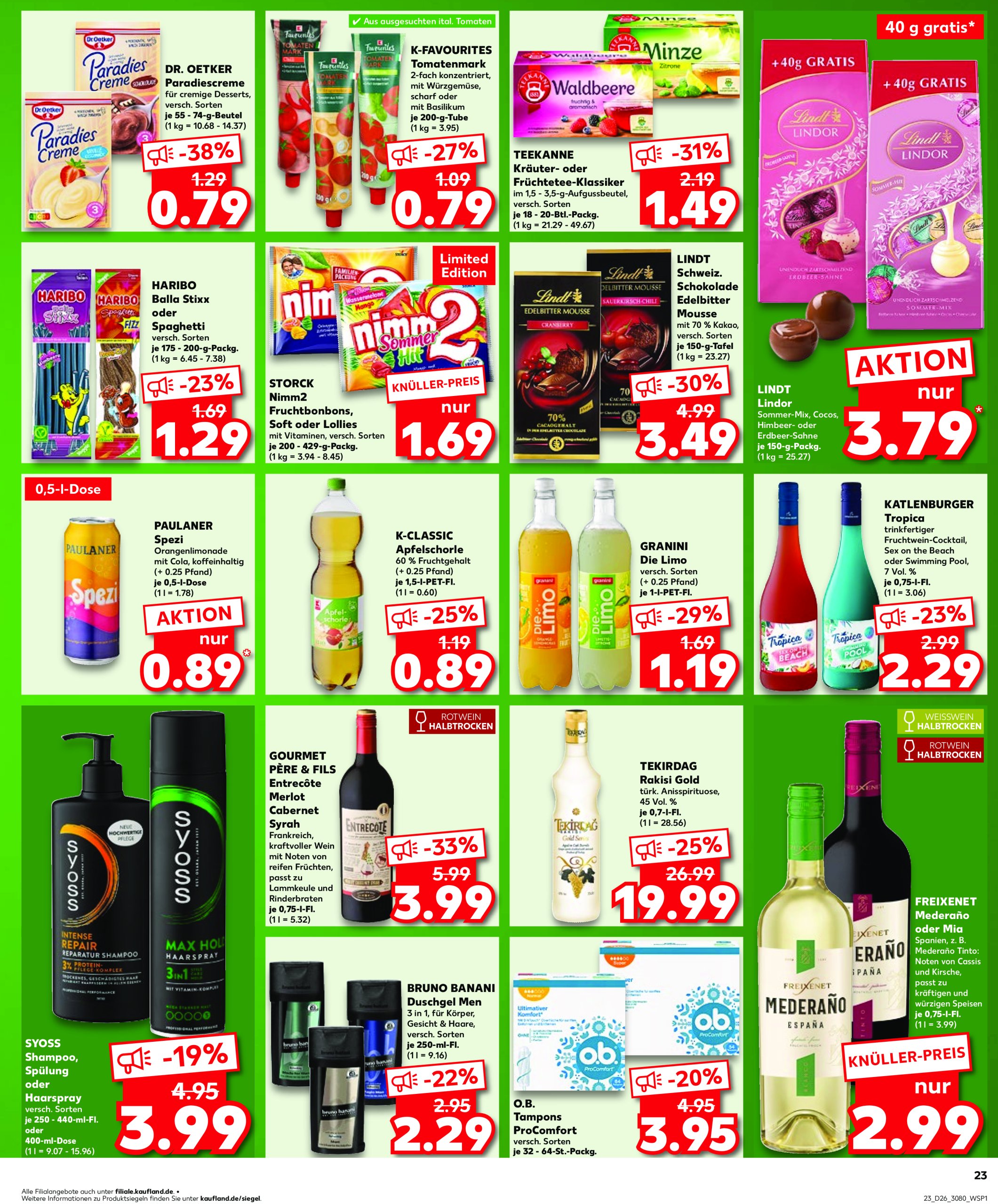 kaufland - Kaufland-Prospekt gültig vom 26.06. bis 02.07. - page: 23