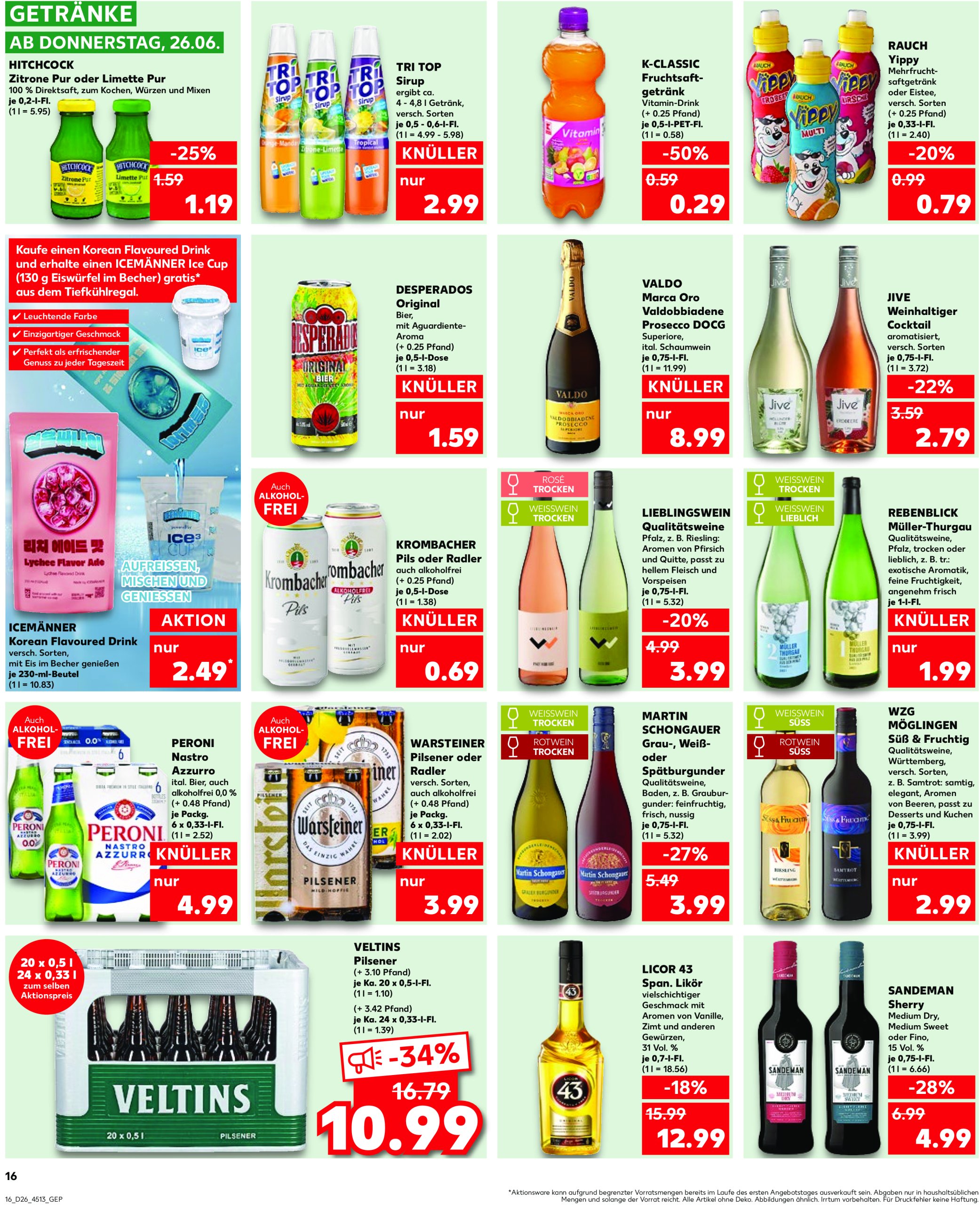 kaufland - Kaufland-Prospekt gültig vom 26.06. bis 02.07. - page: 16