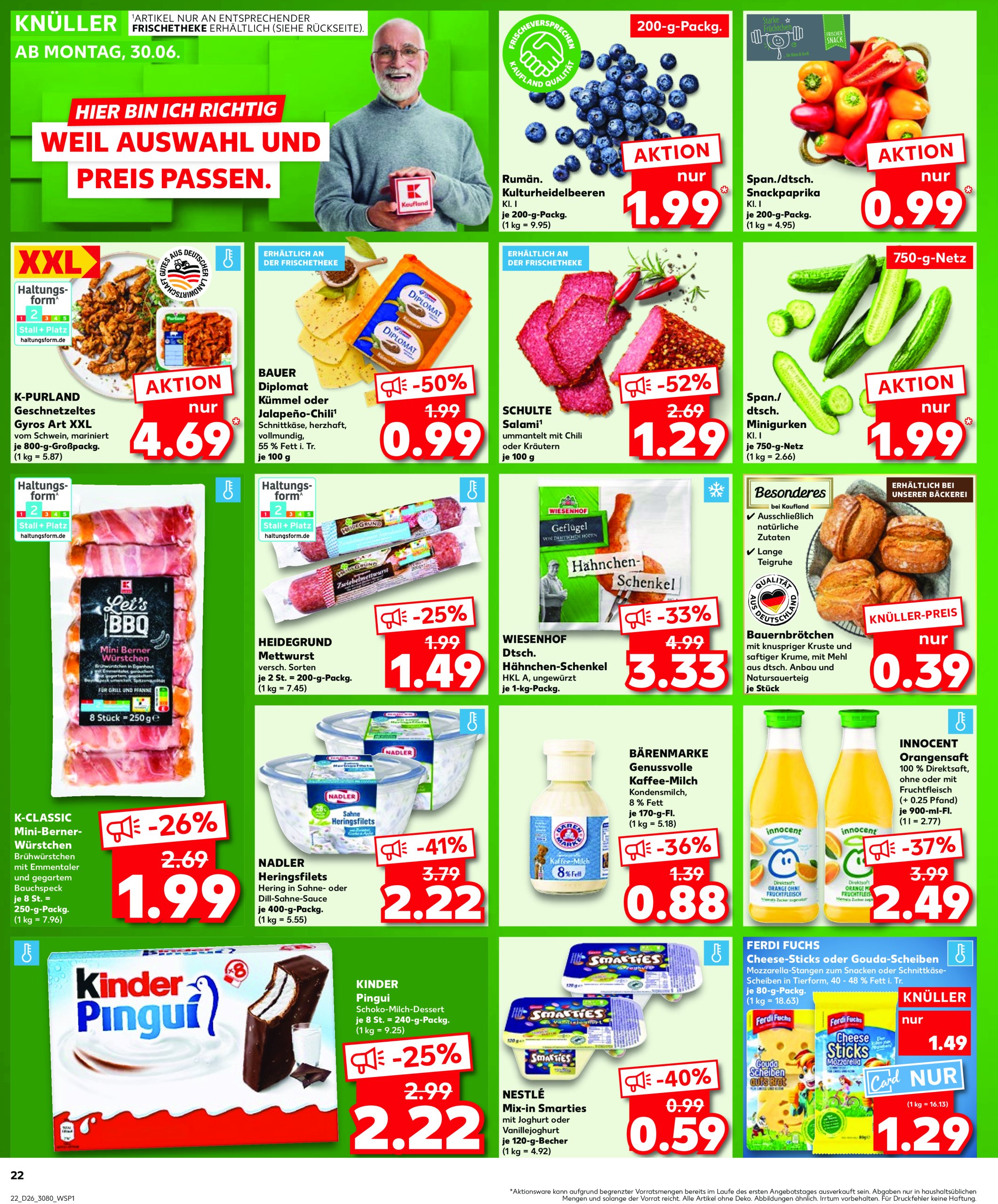 kaufland - Kaufland-Prospekt gültig vom 26.06. bis 02.07. - page: 22