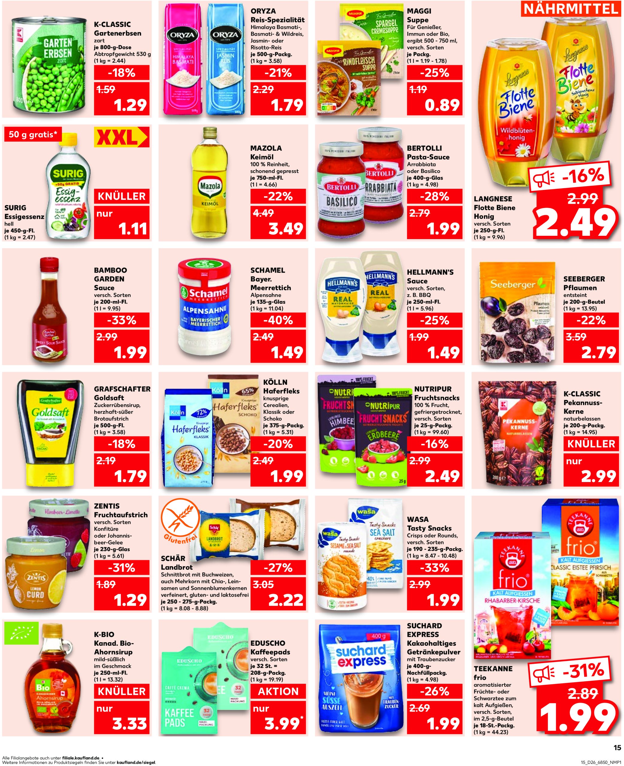 kaufland - Kaufland-Prospekt gültig vom 26.06. bis 02.07. - page: 15
