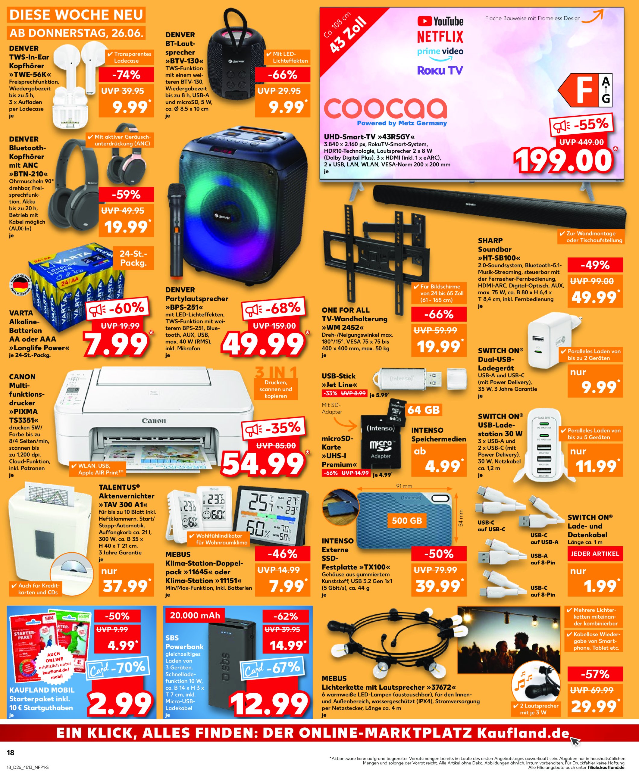 kaufland - Kaufland-Prospekt gültig vom 26.06. bis 02.07. - page: 18