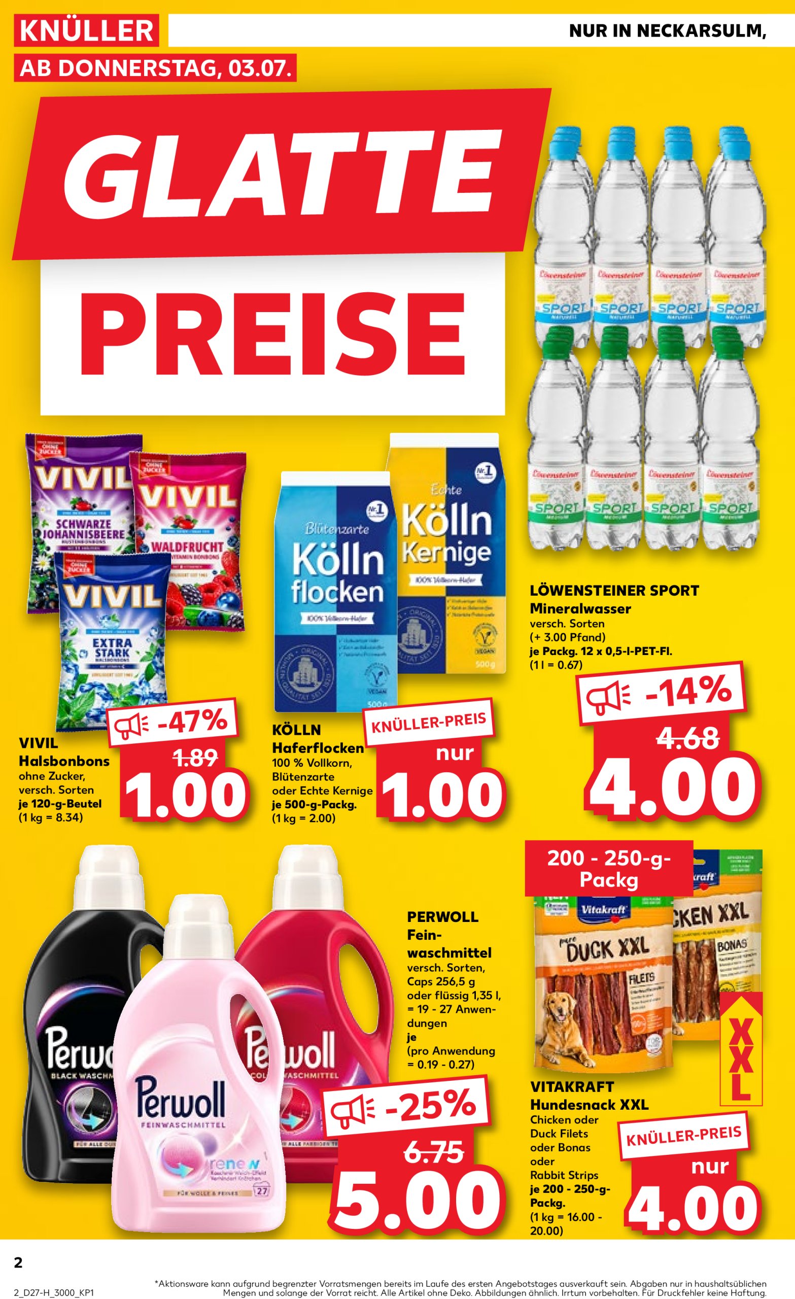 kaufland - Kaufland - Neckarsulm-Prospekt gültig vom 03.07. bis 09.07. - page: 2