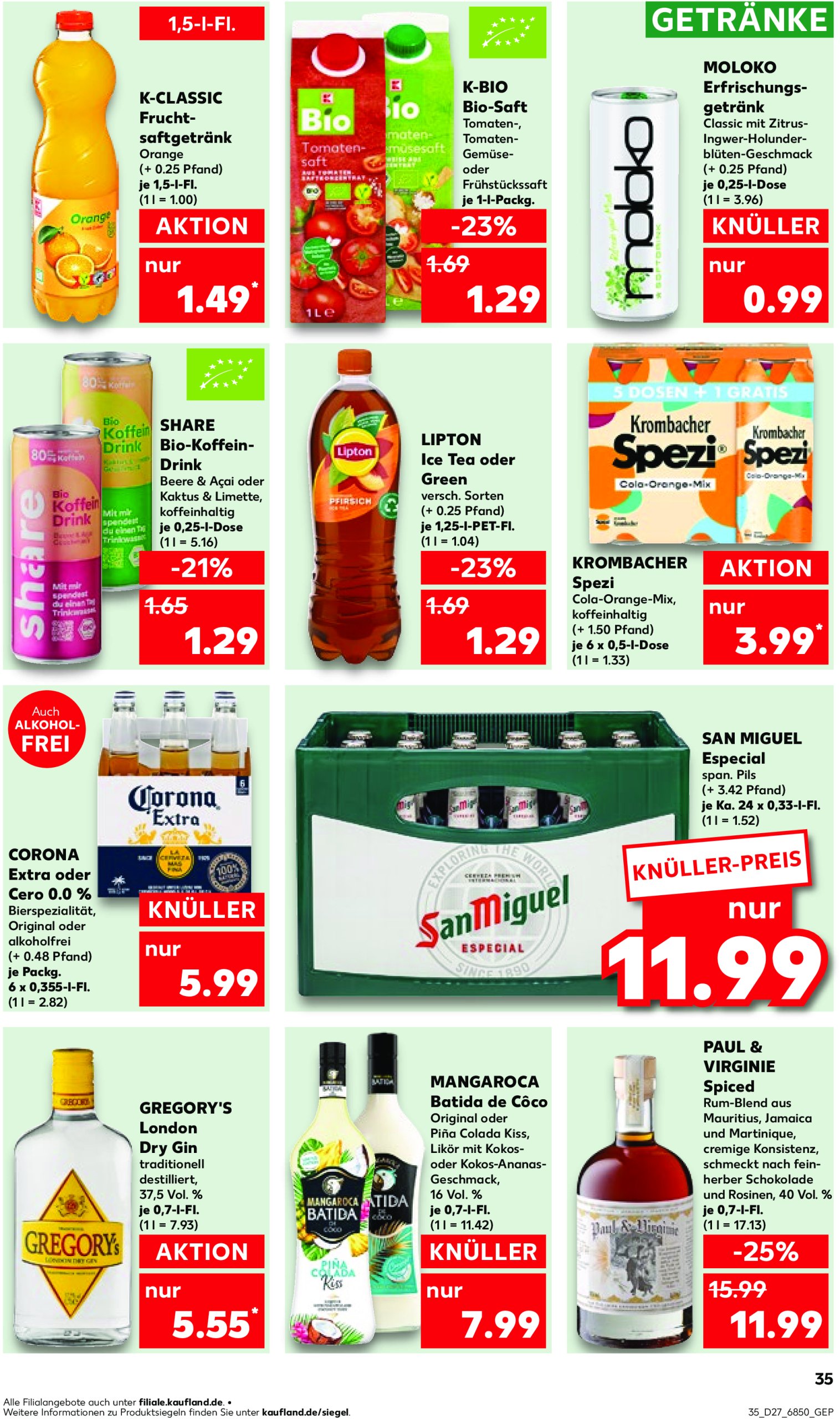 kaufland - Kaufland-Prospekt gültig vom 03.07. bis 09.07. - page: 35 kaufland - Kaufland-Prospekt gültig vom 03.07. bis 09.07. - page: 35