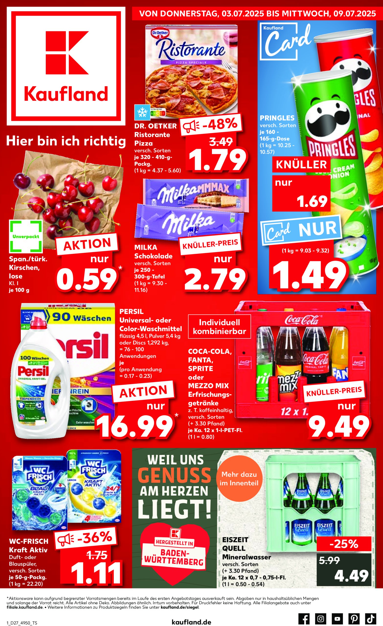 kaufland - Kaufland-Prospekt gültig vom 03.07. bis 09.07.