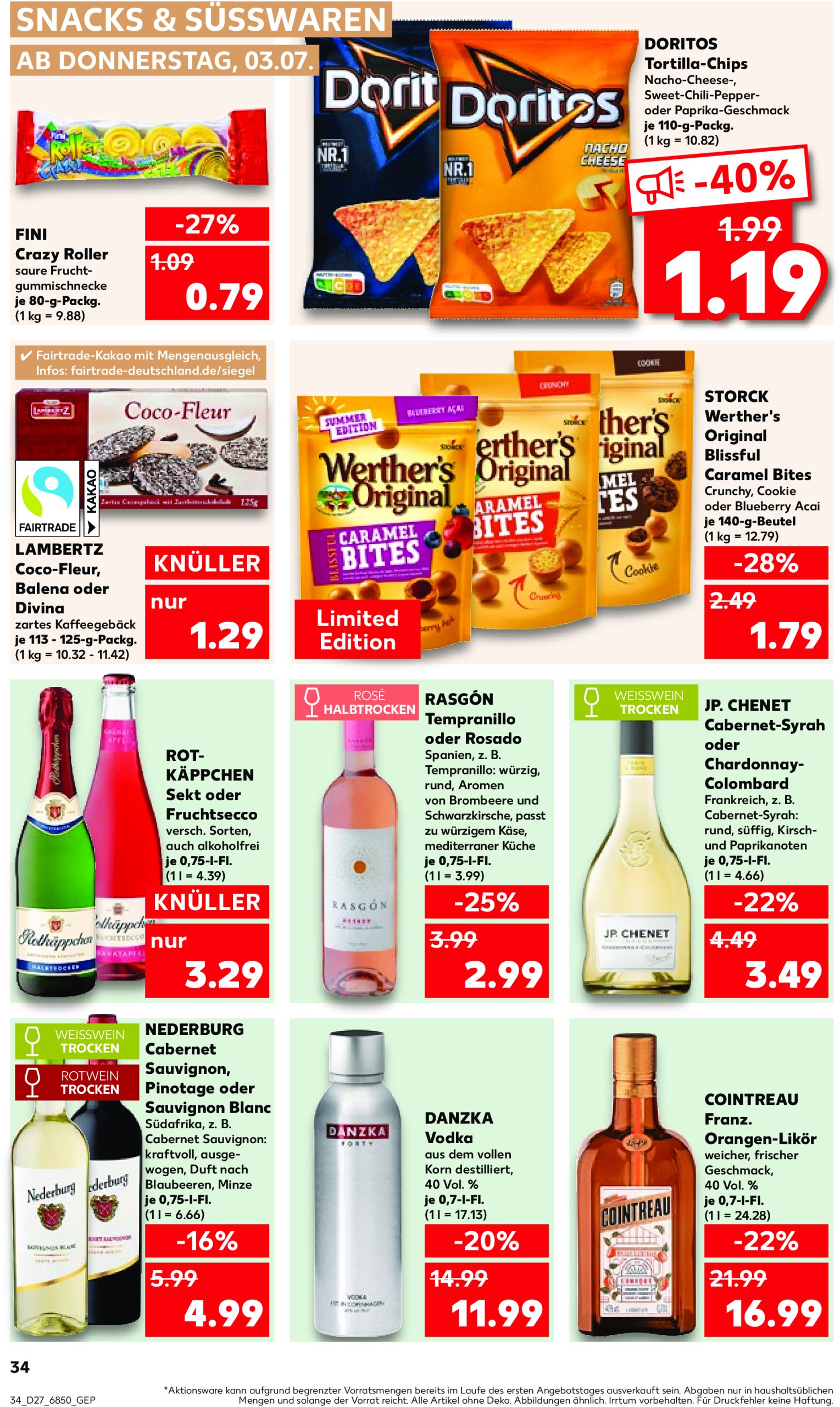 kaufland - Kaufland-Prospekt gültig vom 03.07. bis 09.07. - page: 34 kaufland - Kaufland-Prospekt gültig vom 03.07. bis 09.07. - page: 34