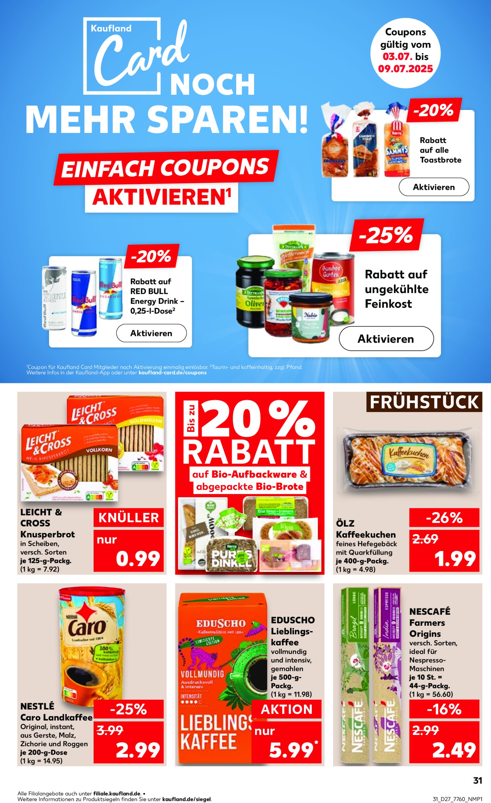 kaufland - Kaufland-Prospekt gültig vom 03.07. bis 09.07. - page: 31 kaufland - Kaufland-Prospekt gültig vom 03.07. bis 09.07. - page: 31