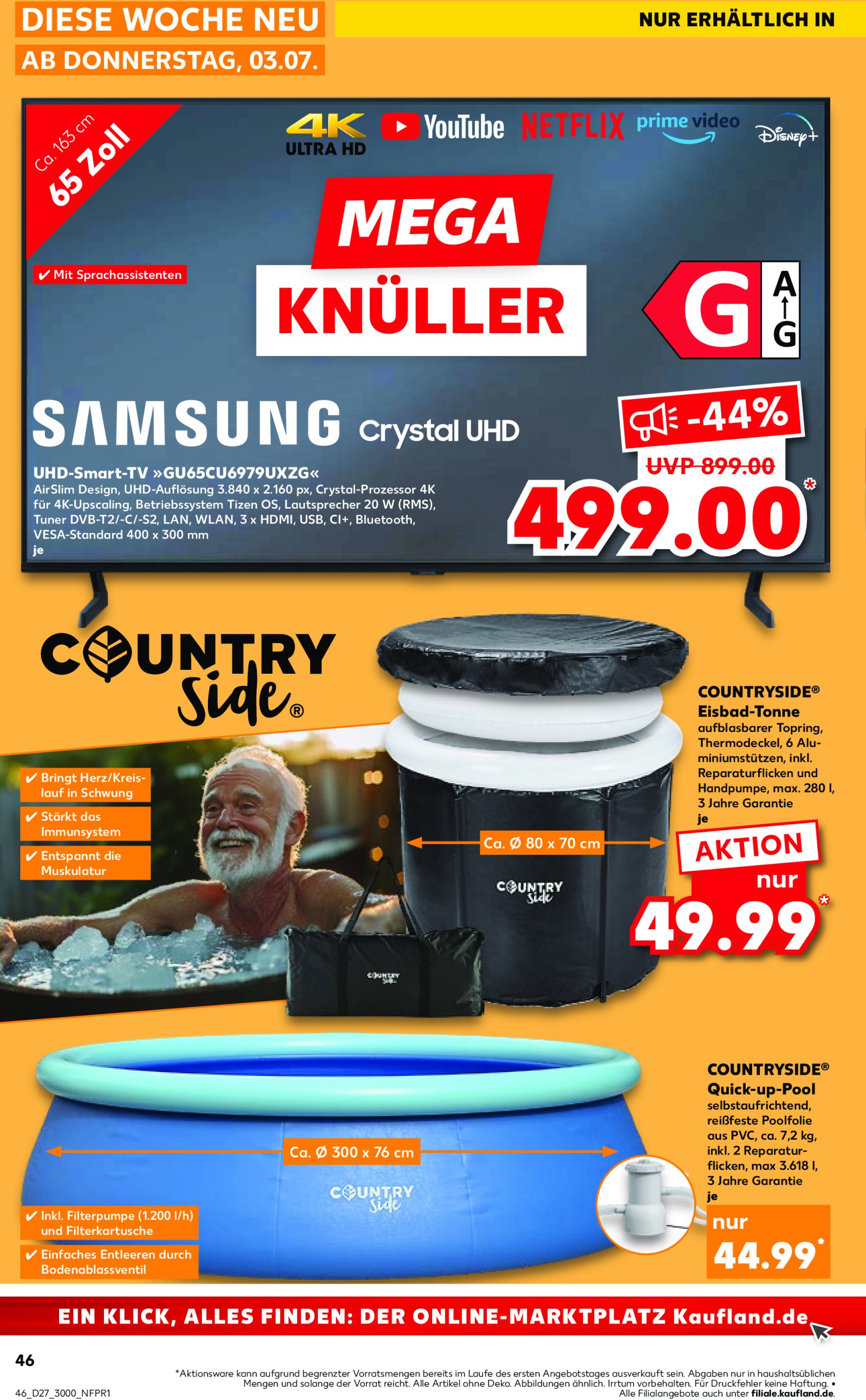 kaufland - Kaufland-Prospekt gültig vom 03.07. bis 09.07. - page: 46 kaufland - Kaufland-Prospekt gültig vom 03.07. bis 09.07. - page: 46