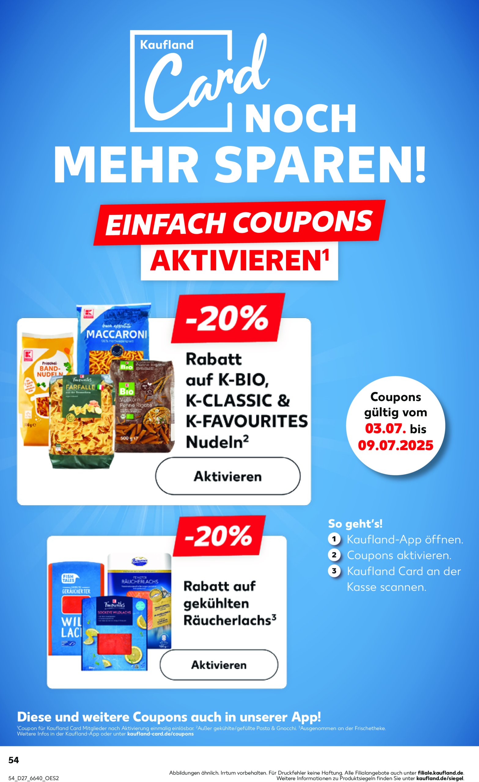 kaufland - Kaufland-Prospekt gültig vom 03.07. bis 09.07. - page: 54 kaufland - Kaufland-Prospekt gültig vom 03.07. bis 09.07. - page: 54
