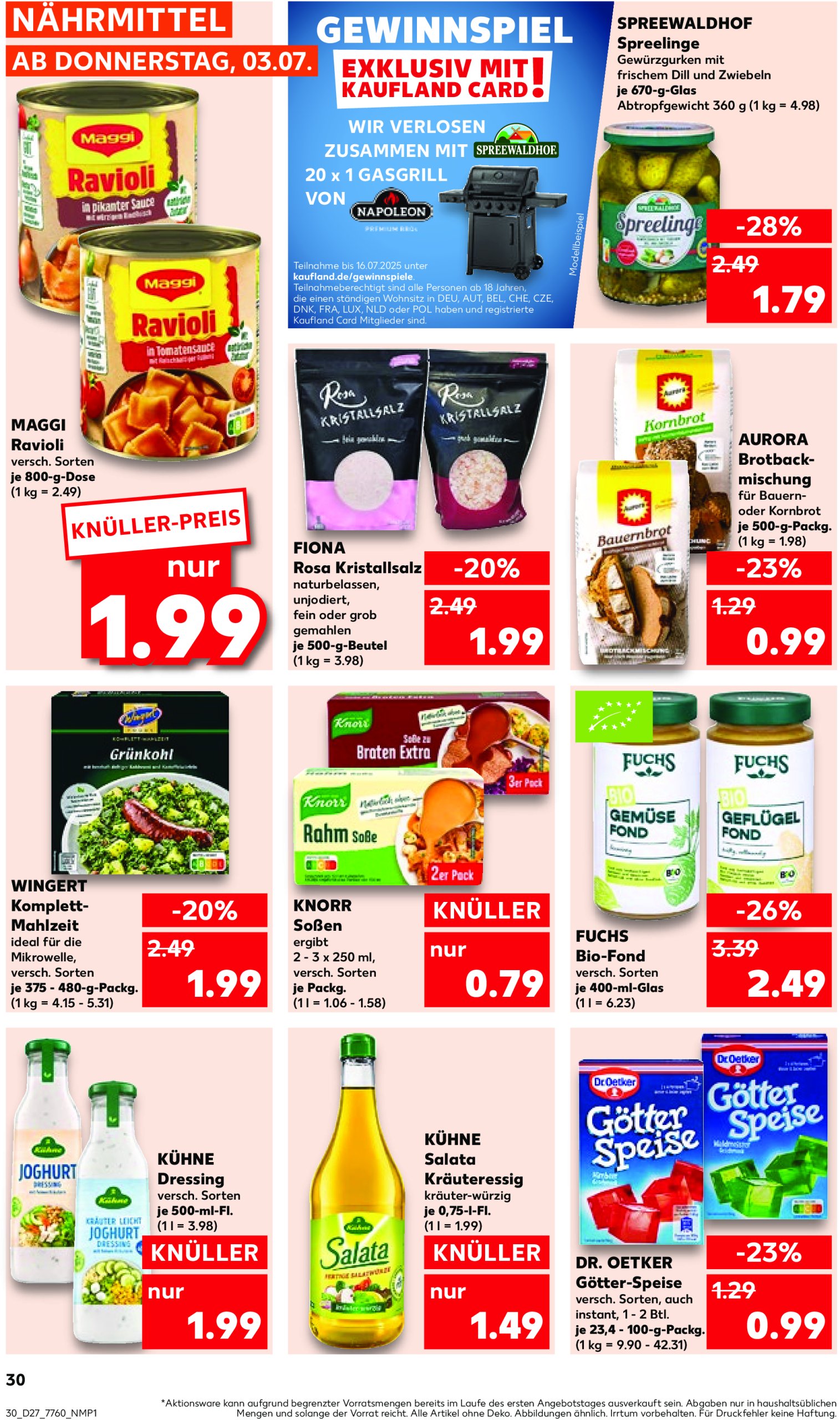 kaufland - Kaufland-Prospekt gültig vom 03.07. bis 09.07. - page: 30 kaufland - Kaufland-Prospekt gültig vom 03.07. bis 09.07. - page: 30