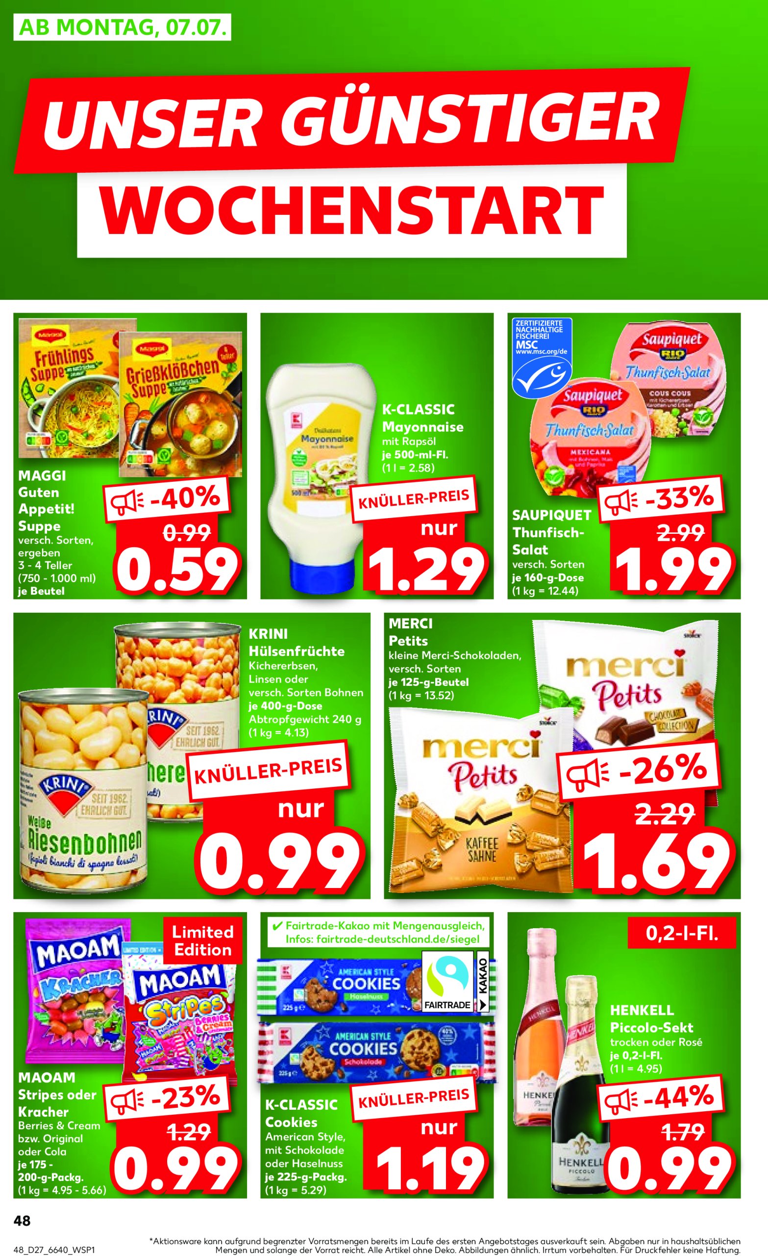 kaufland - Kaufland-Prospekt gültig vom 03.07. bis 09.07. - page: 48 kaufland - Kaufland-Prospekt gültig vom 03.07. bis 09.07. - page: 48